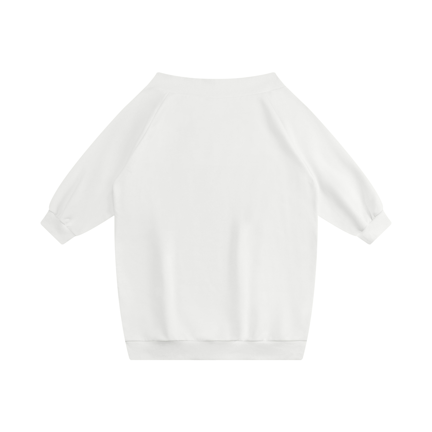 BLANKZ Off-the-Shoulder Dress — White — back view