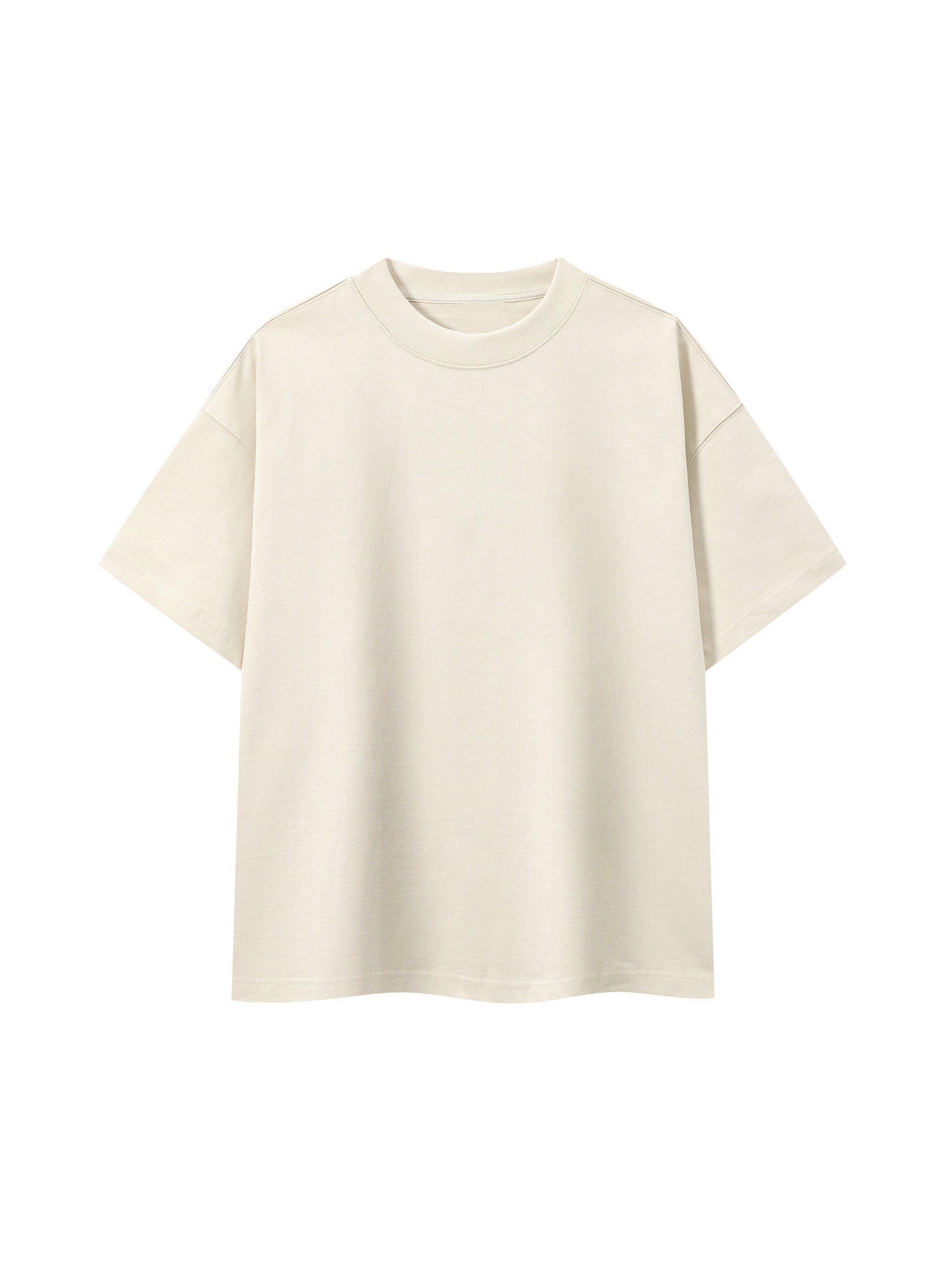 BLANKZ Ultraweight Box Tee — Mild Apricot, front view