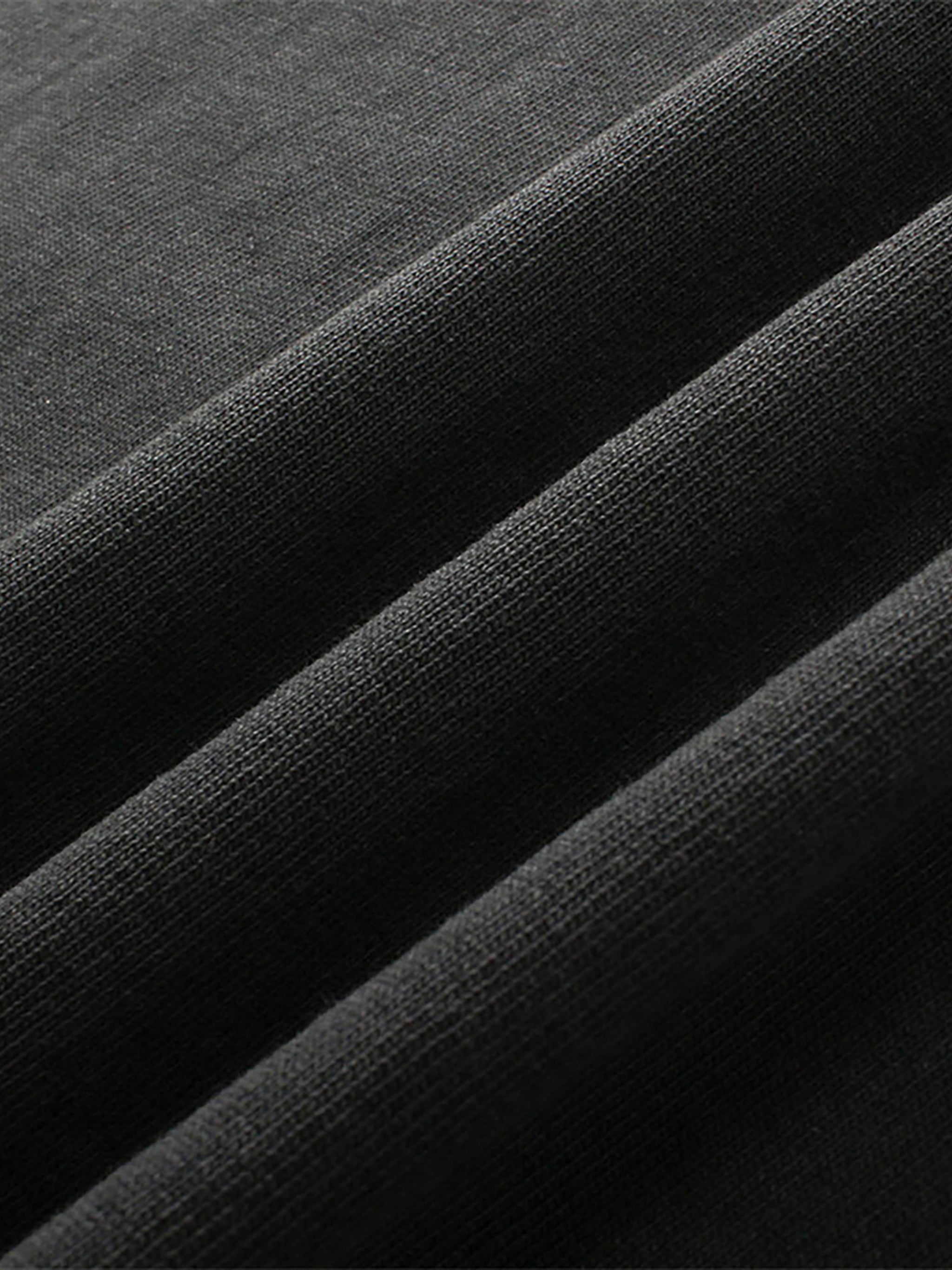 BLANKZ Enzyme-Washed Tee — Washed cotton texture detail