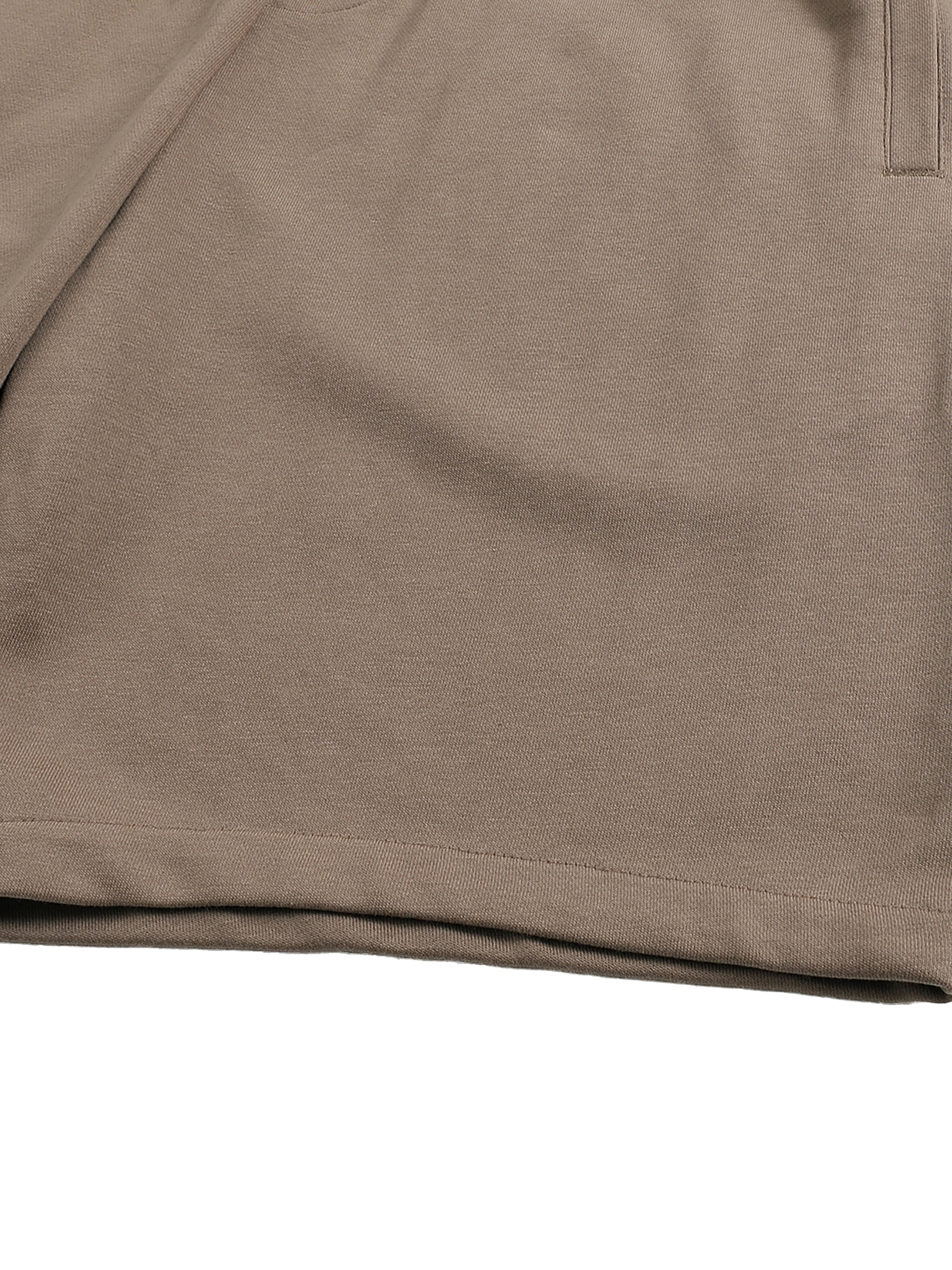 BLANKZ Essential Cotton Short — Hem stitching detail