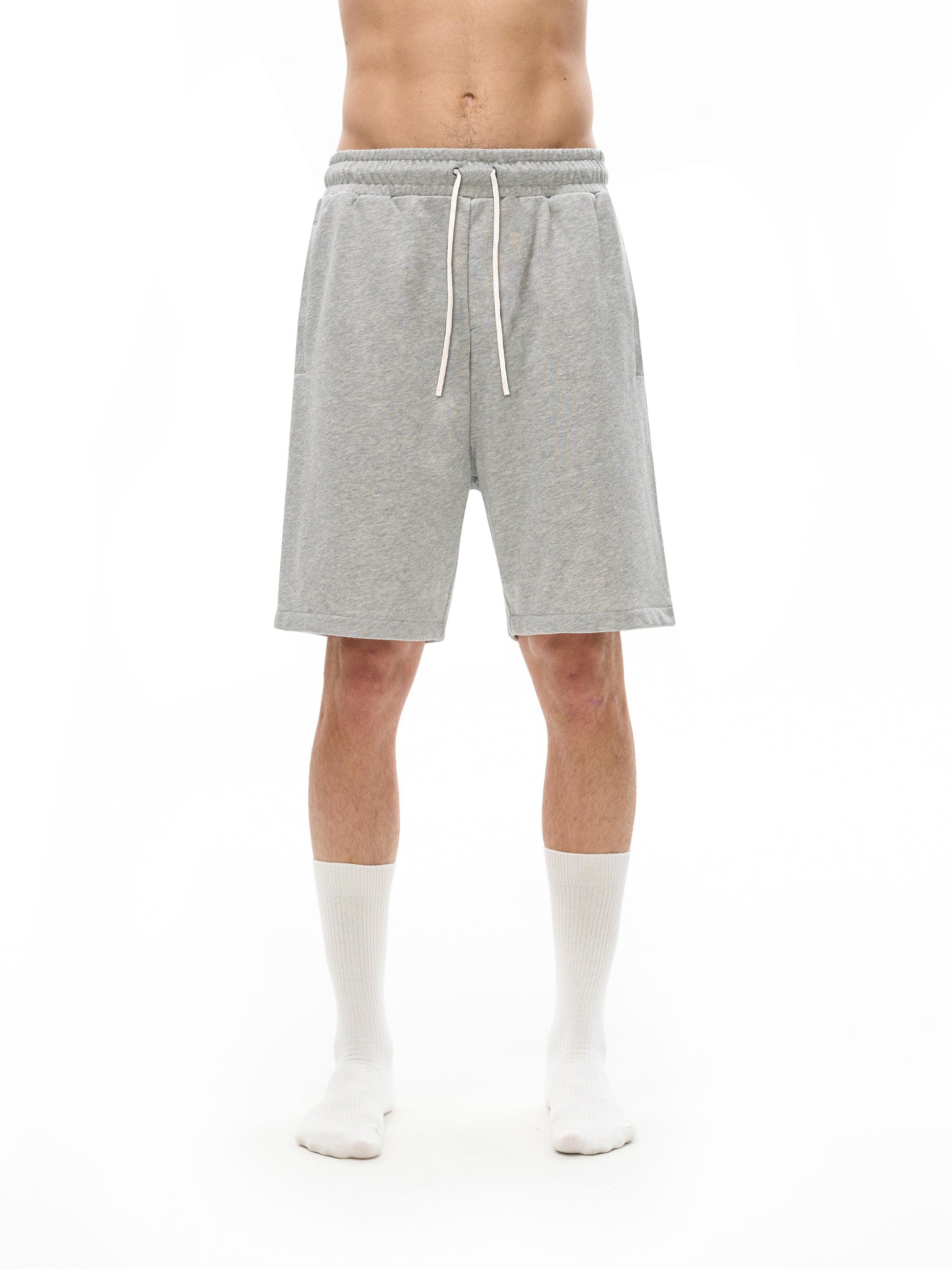 BLANKZ Essential Cotton Short — Model wearing the garment, front view