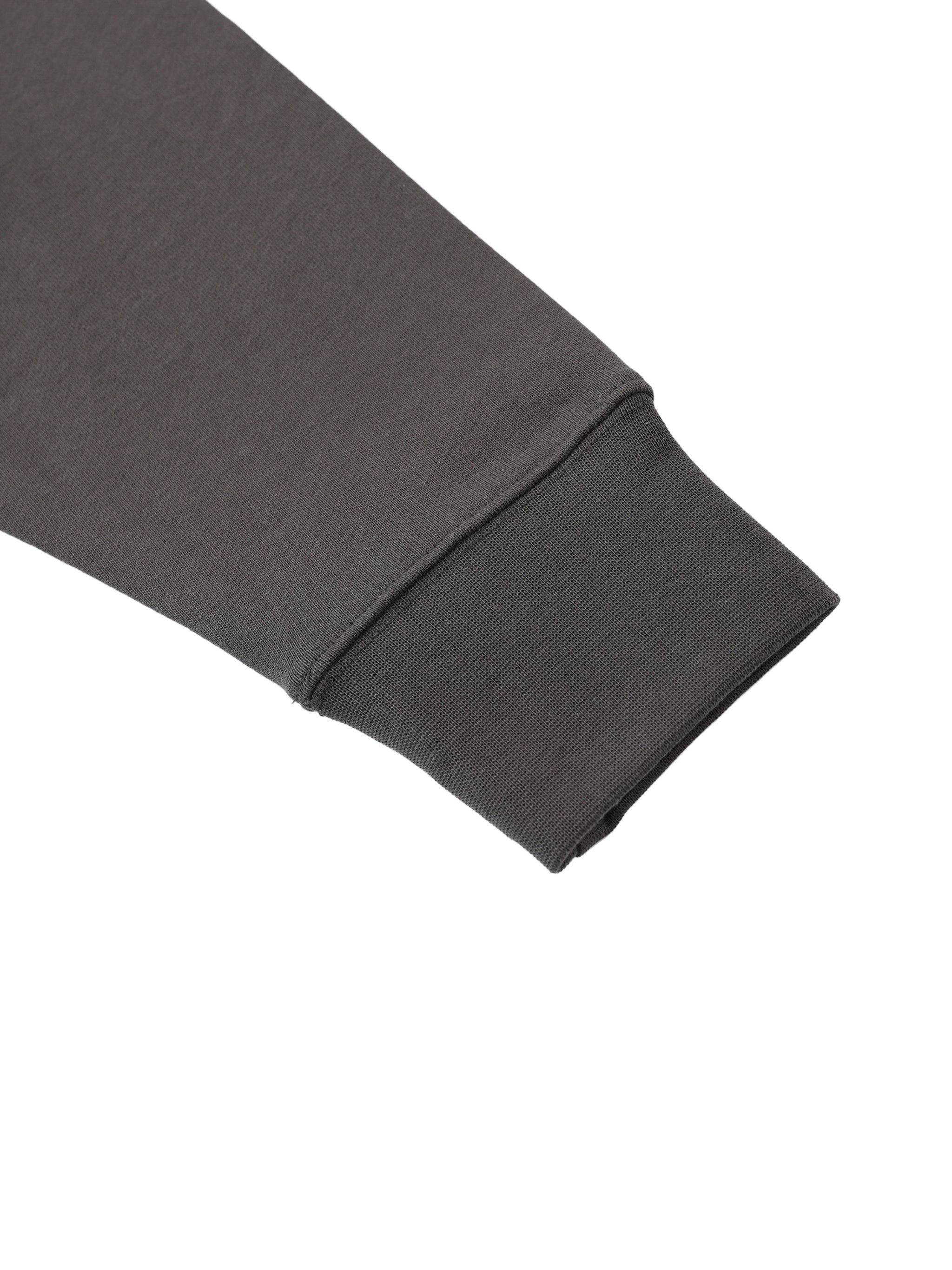 BLANKZ Ultraweight Cotton Hoodie 530 — ribbed cuff detail