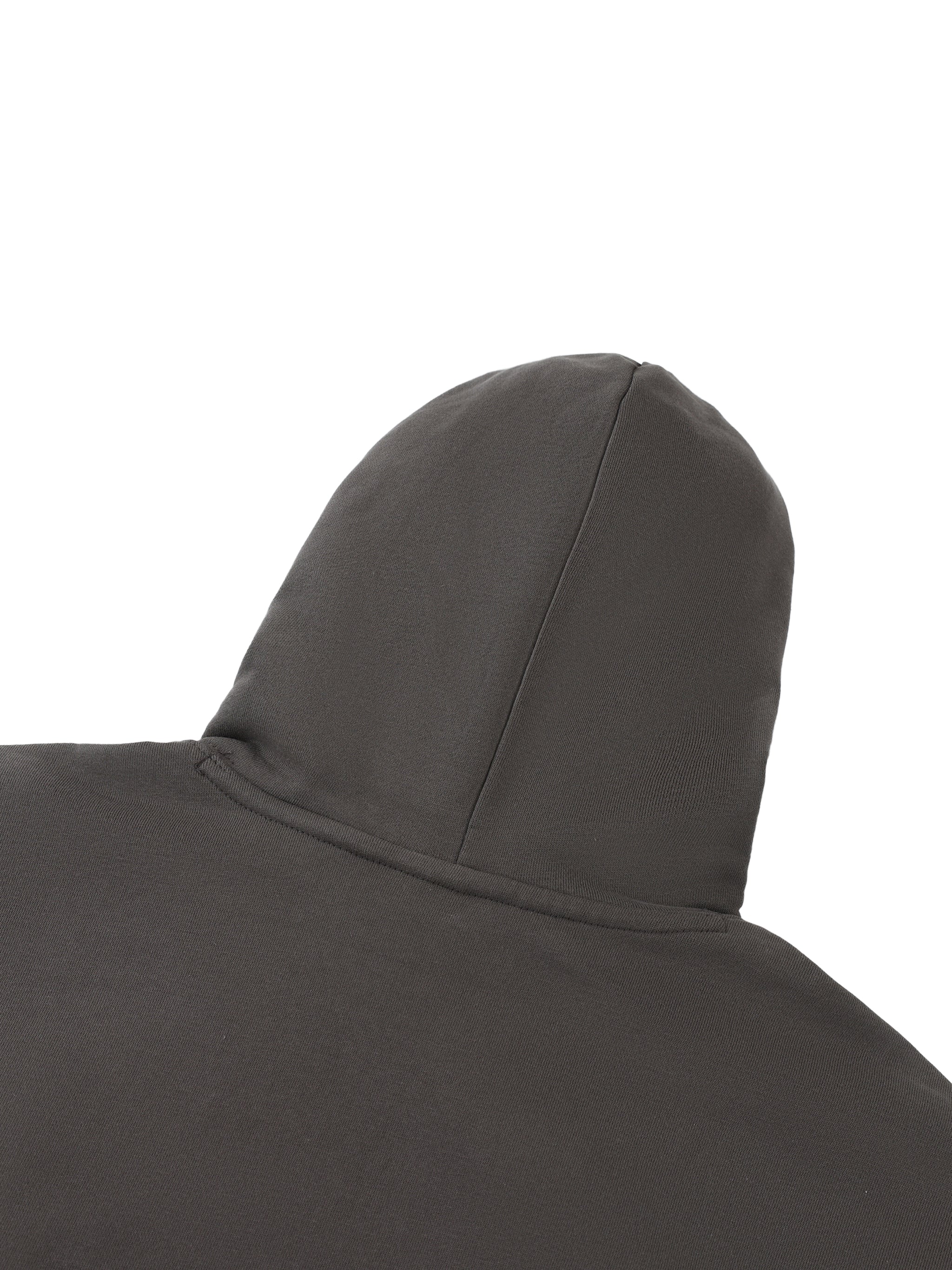 BLANKZ Ultraweight Cotton Hoodie 530 — back hood seam detail
