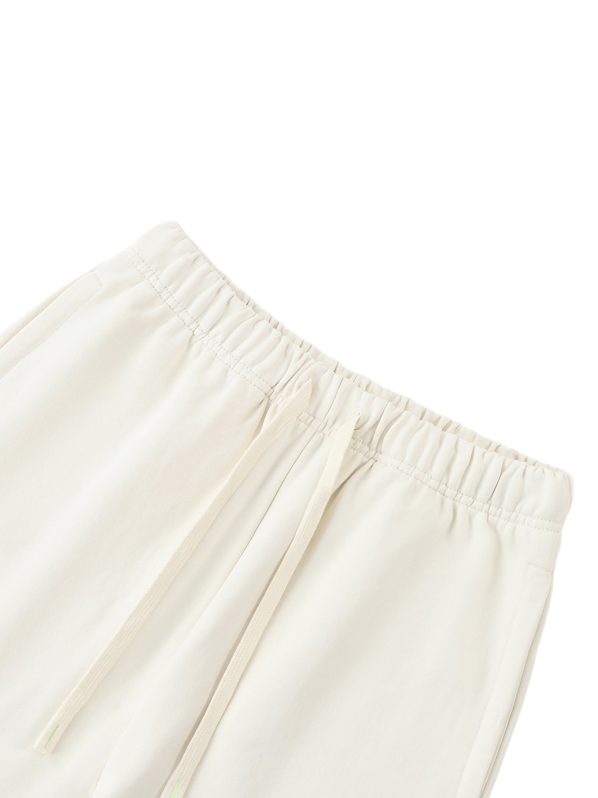 BLANKZ Essential Heavyweight Cotton Sweatpants — drawstring waistband detail