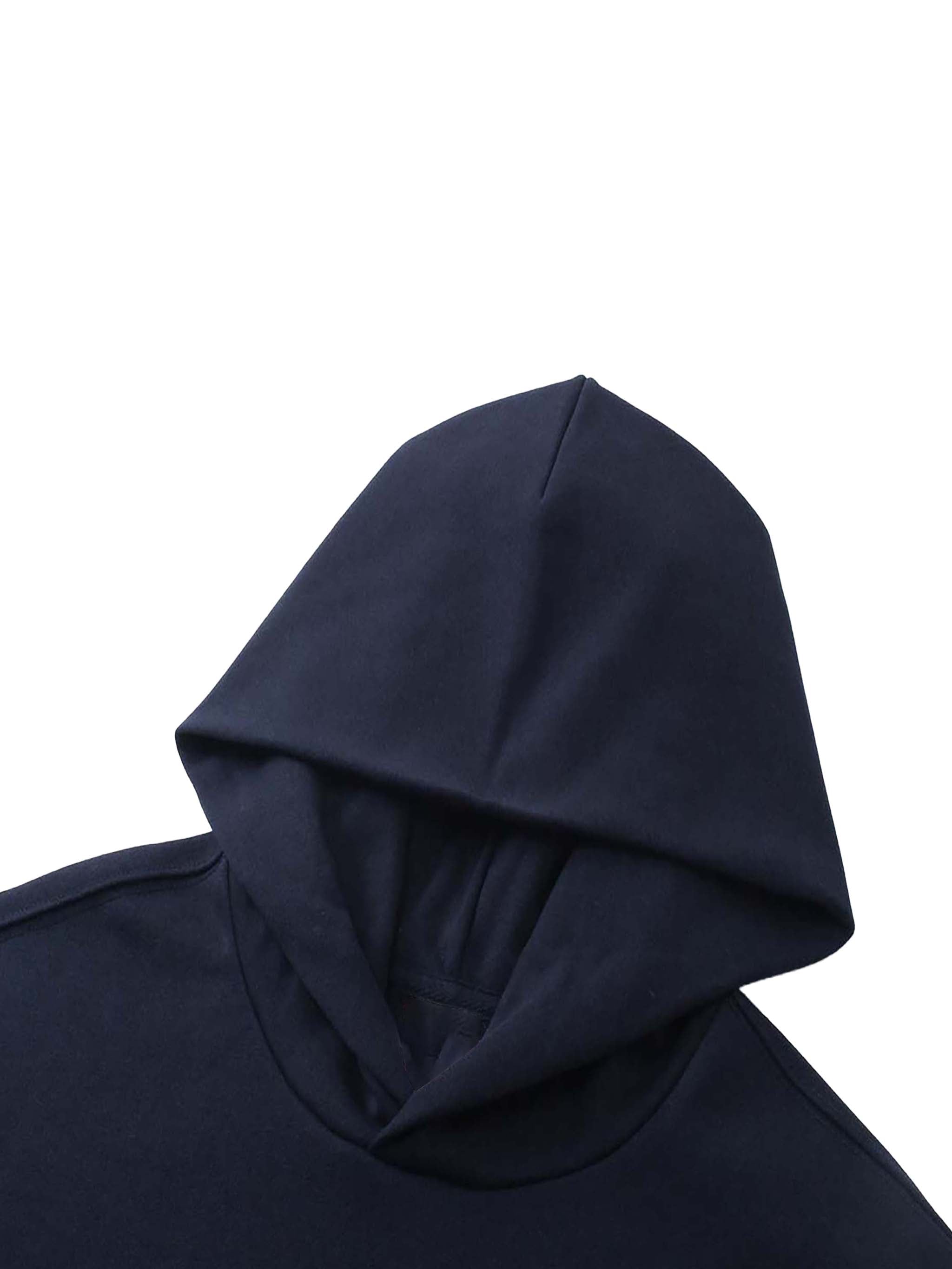 BLANKZ Essential Heavyweight Hoodie — Hood detail