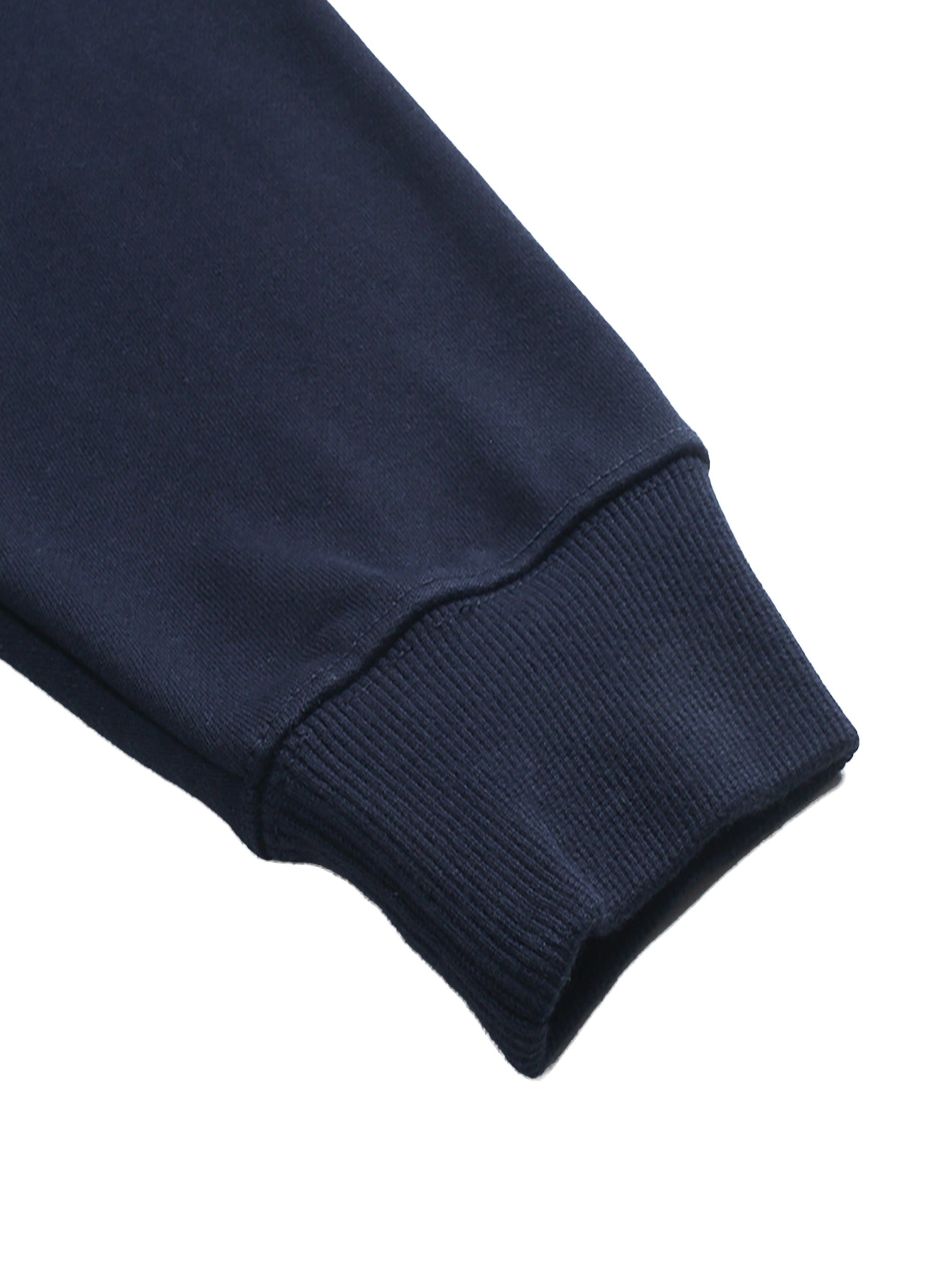 BLANKZ Essential Heavyweight Hoodie — Ribbed cuff detail