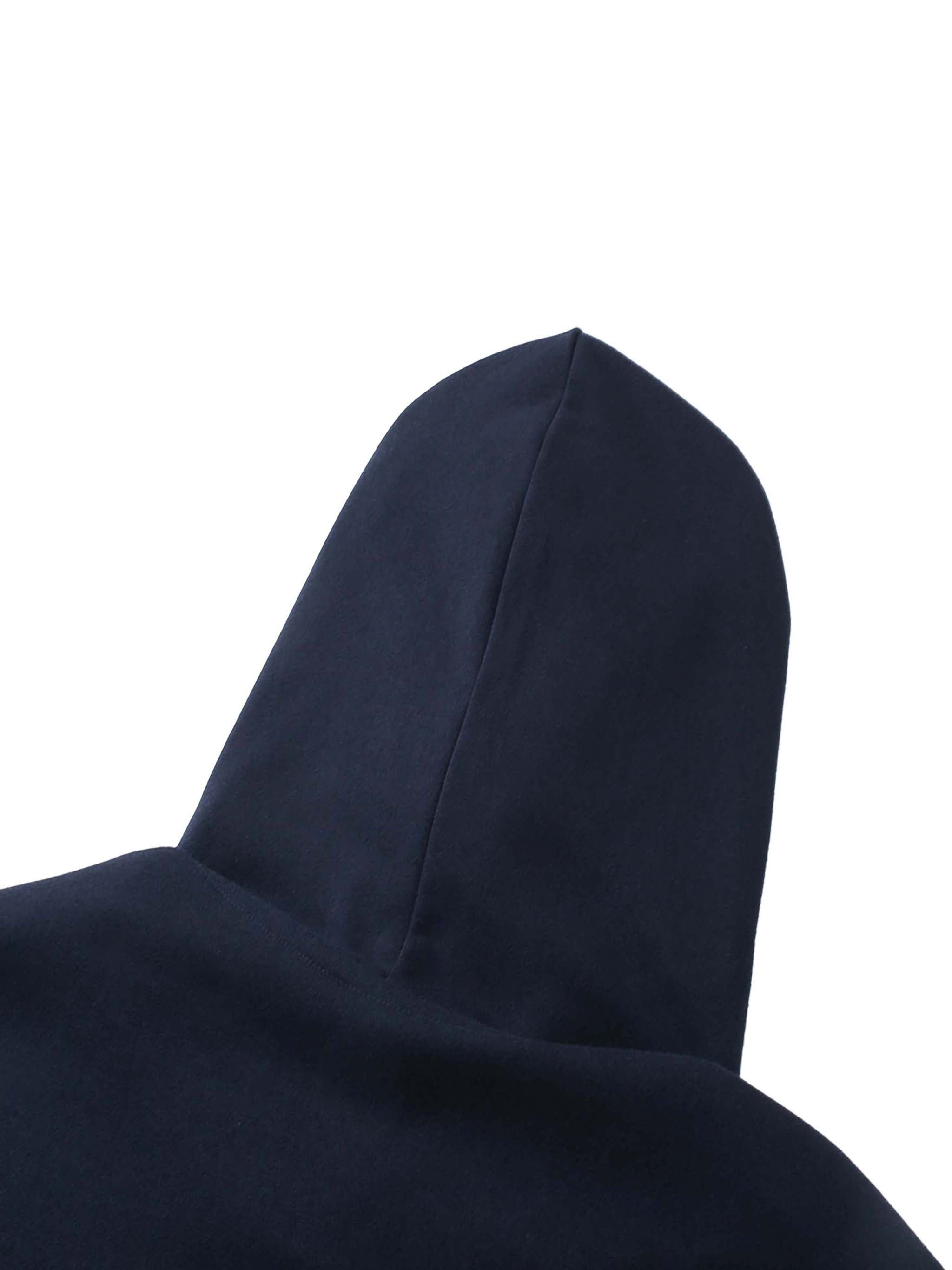 BLANKZ Essential Heavyweight Hoodie — Back of hood