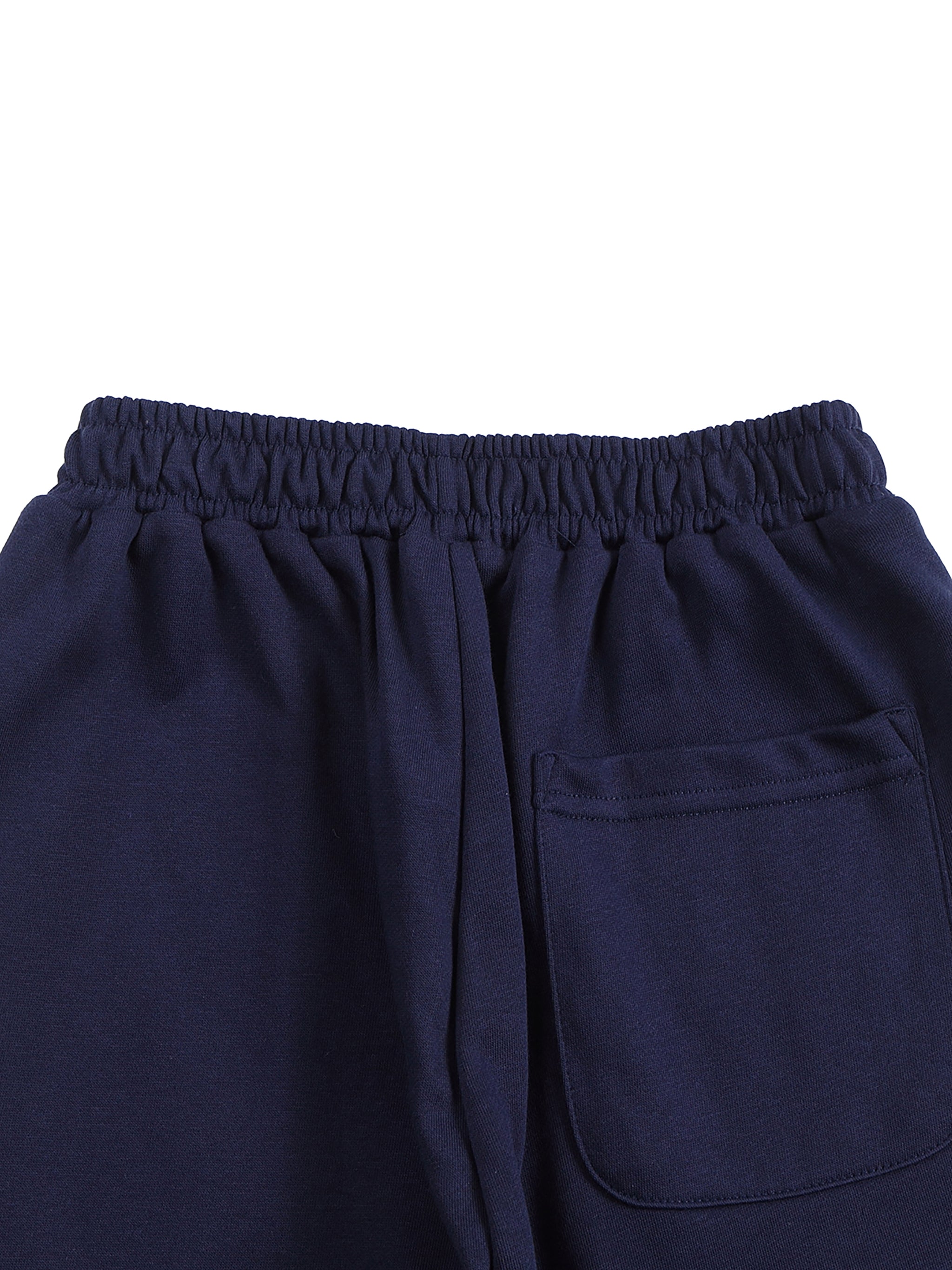 BLANKZ Kids' Essential Shorts — rear patch pocket detail