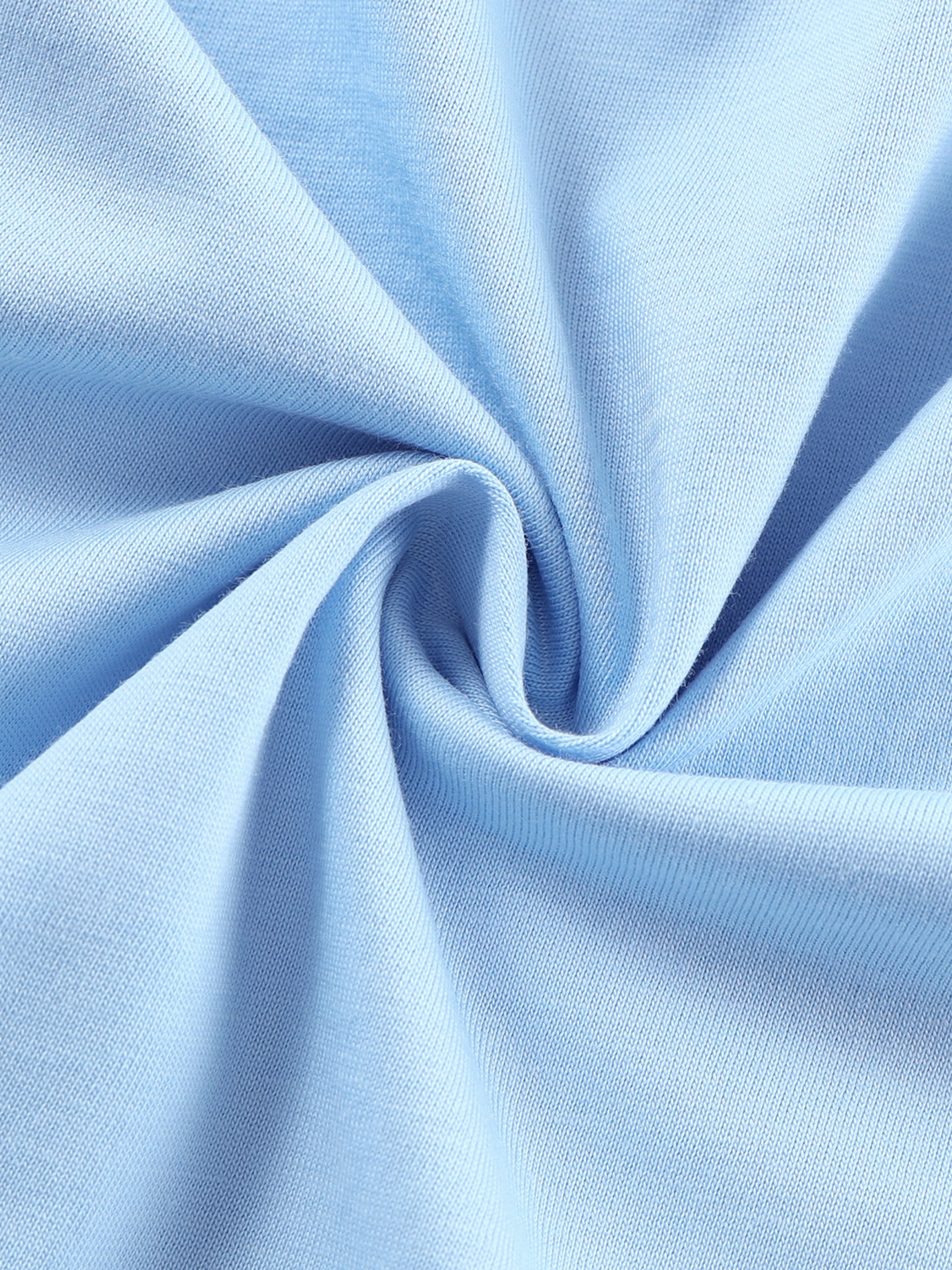BLANKZ Kids' Essential Tee — Light Blue, fabric texture