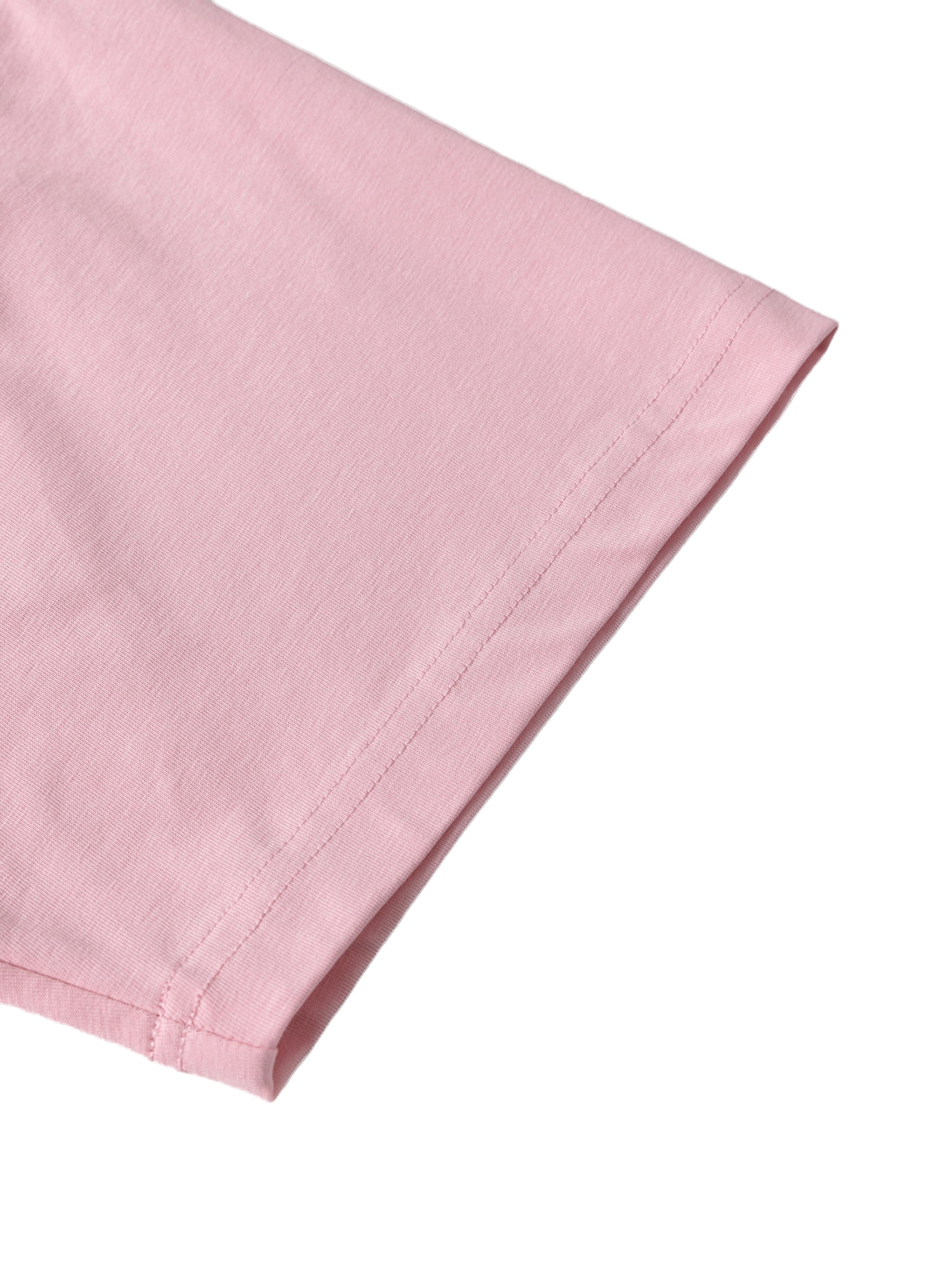 BLANKZ Sorona Box Tee 240 — Short sleeve and sleeve hem detail