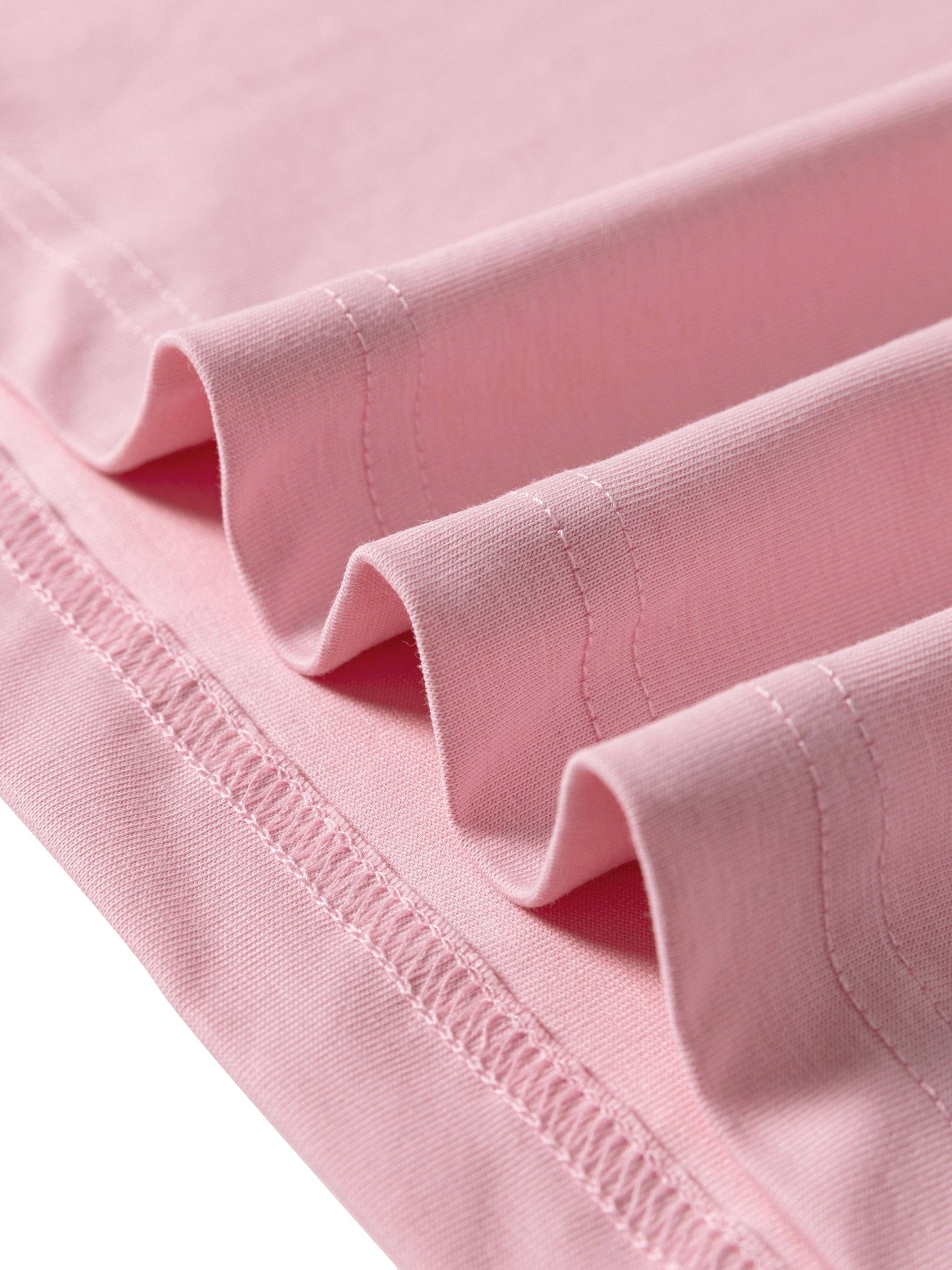 BLANKZ Sorona Box Tee 240 — Straight hem stitching detail