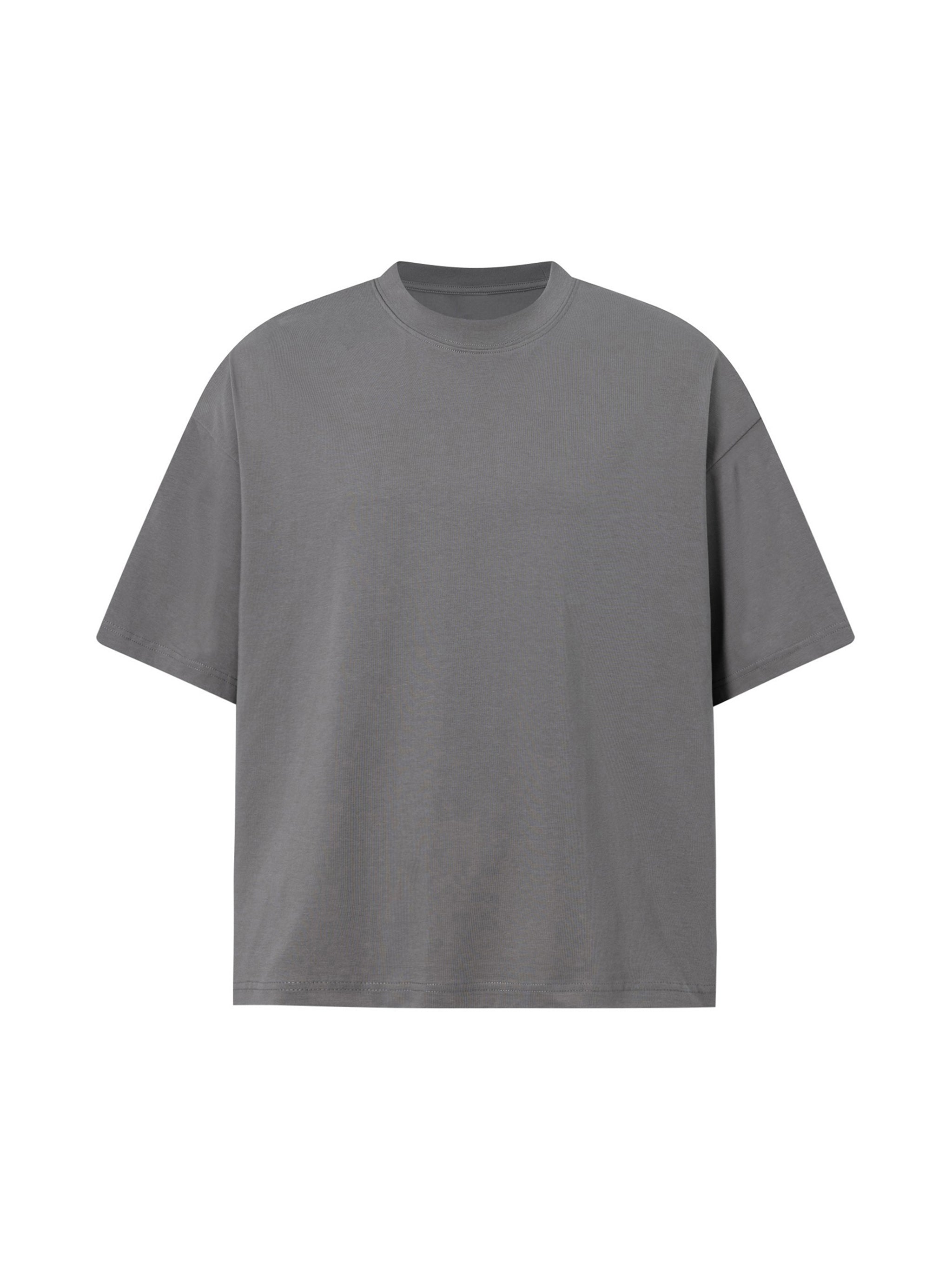 BLANKZ Sorona Box Tee 240 — Gray, front view