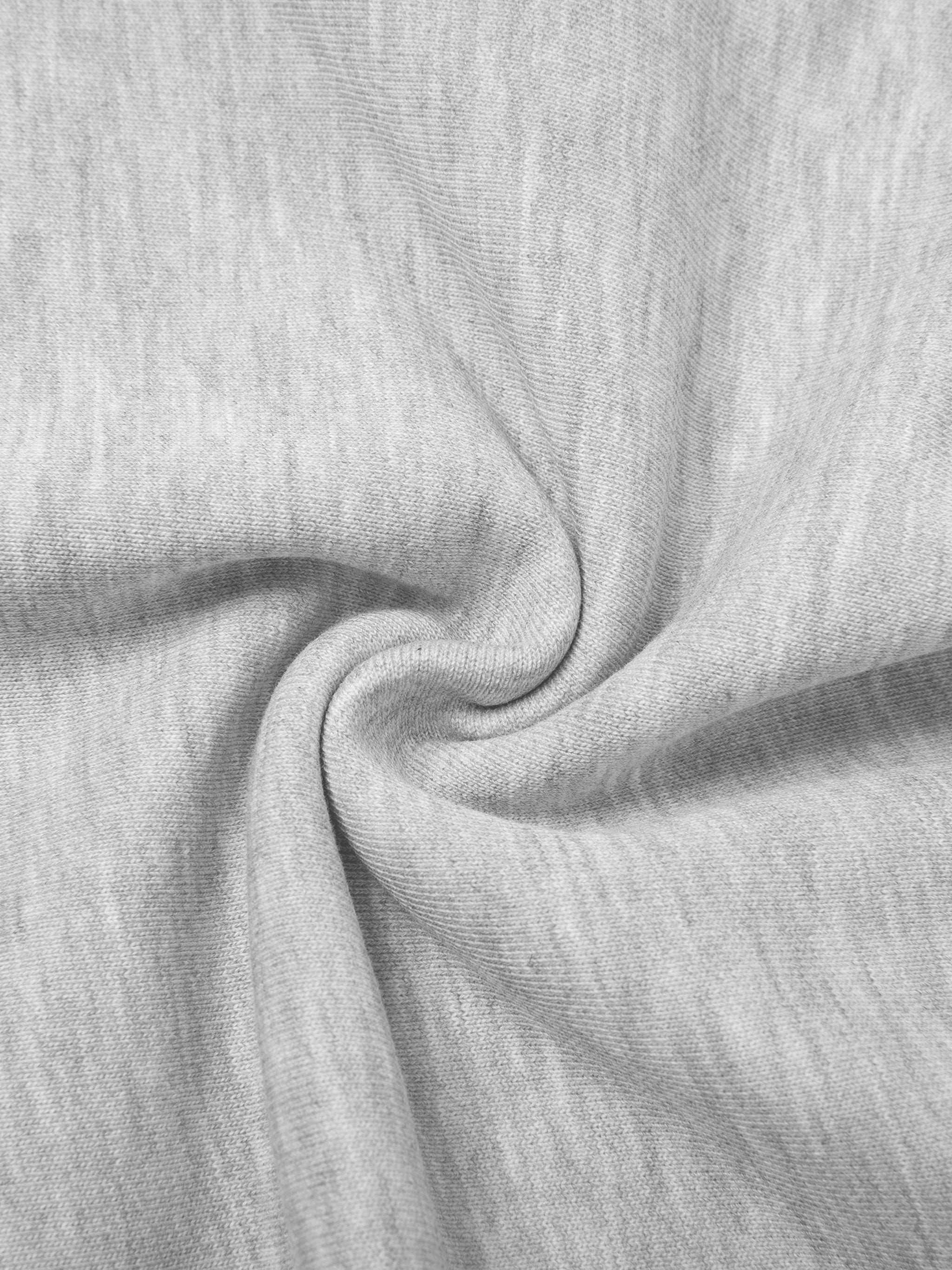BLANKZ Essential Straight-Leg Sweatpants — Flower Gray, fabric texture