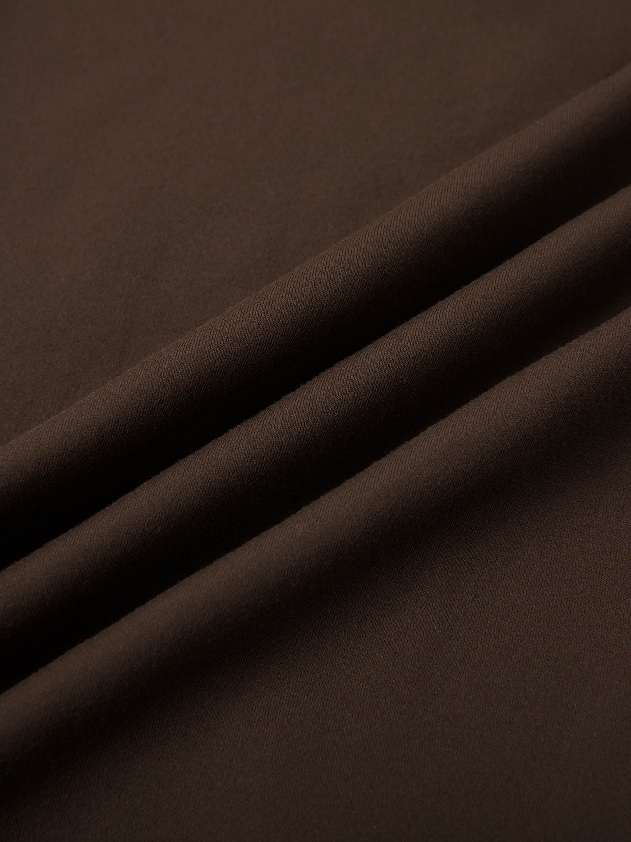 BLANKZ High-Waisted Yoga Leggings — Brown, fabric close-up
