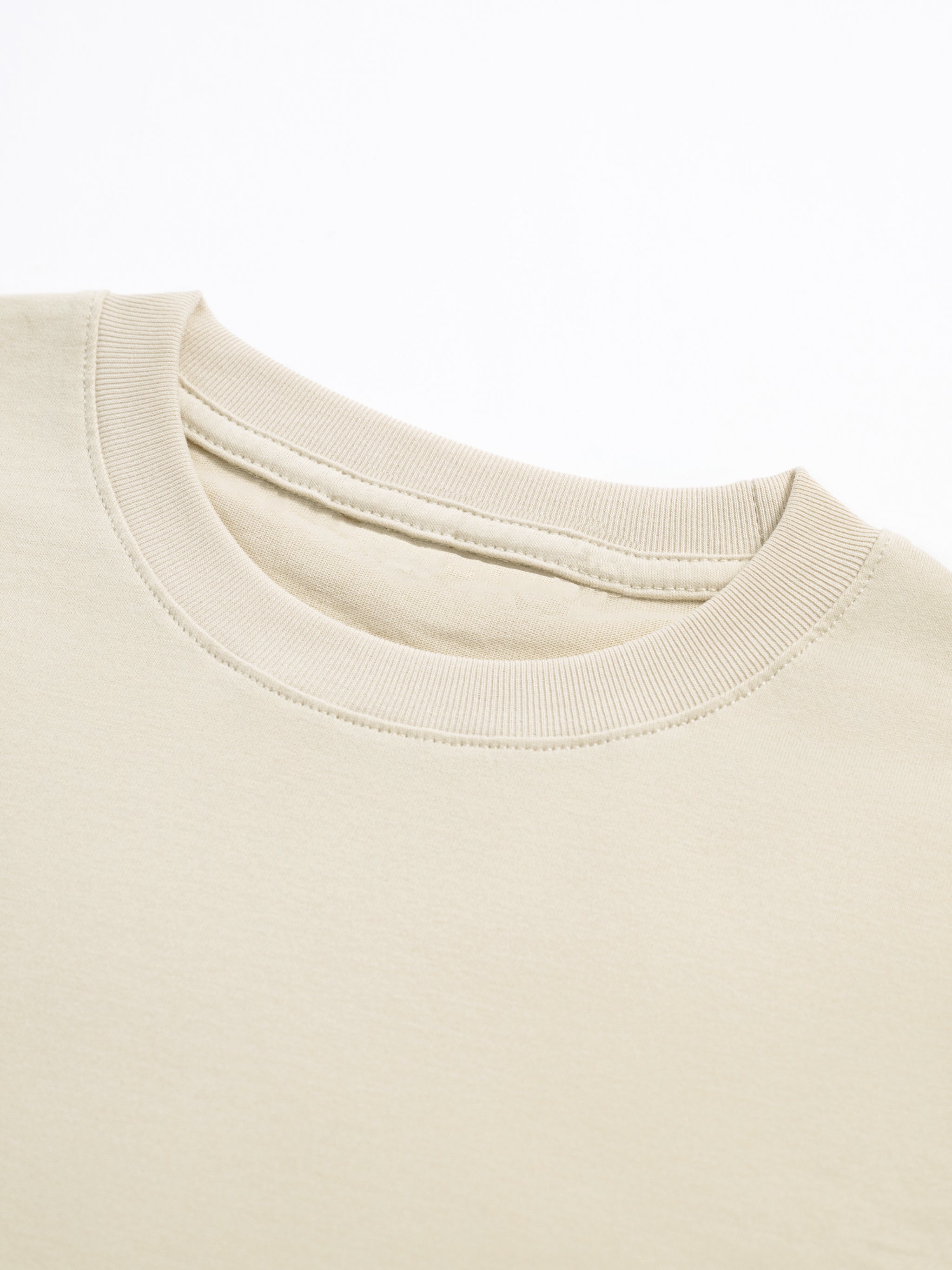 BLANKZ Kids' Quick-Dry Cotton Long-Sleeve Tee — crew neck detail