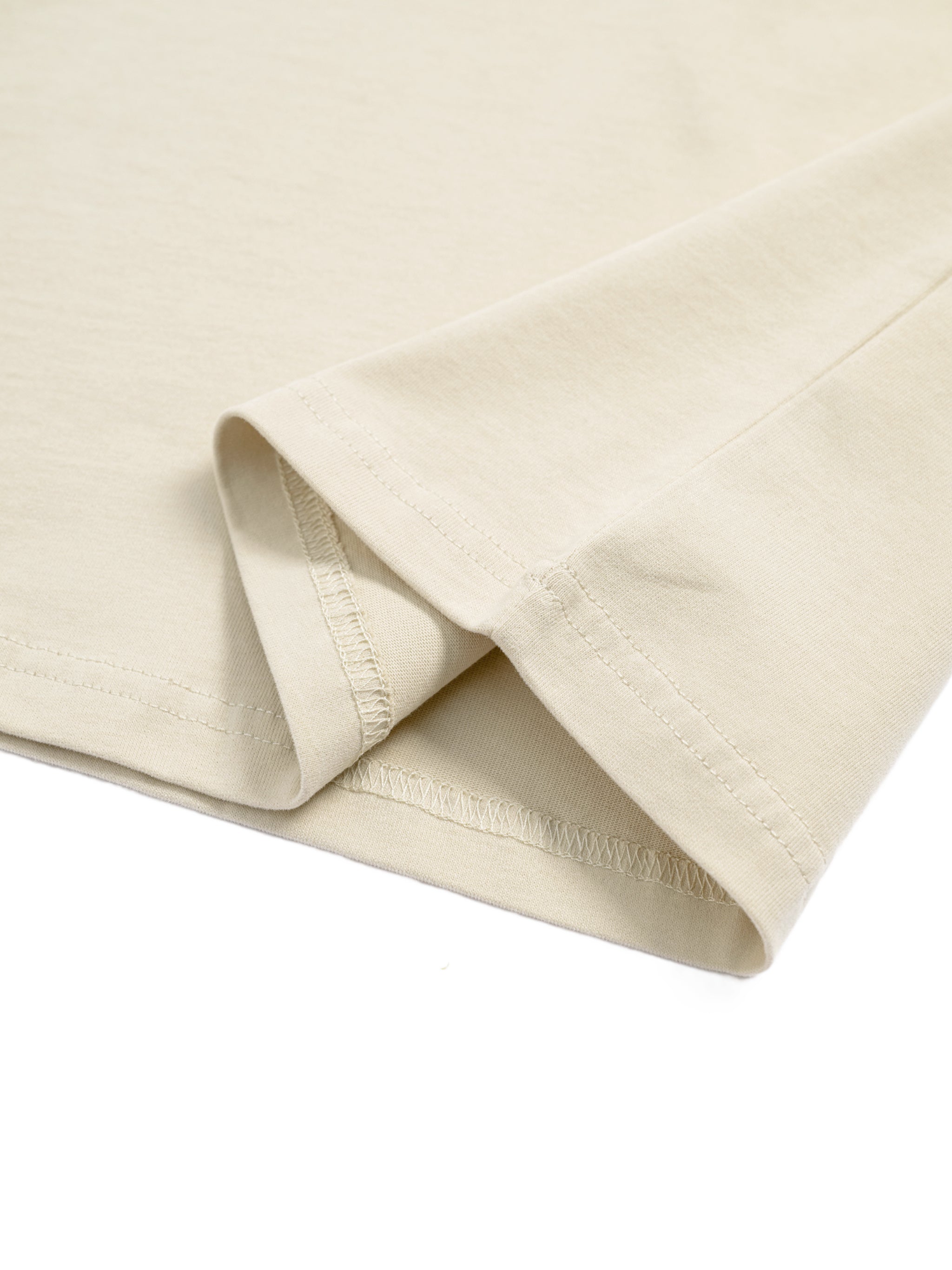 BLANKZ Kids' Quick-Dry Cotton Long-Sleeve Tee — hem stitching detail