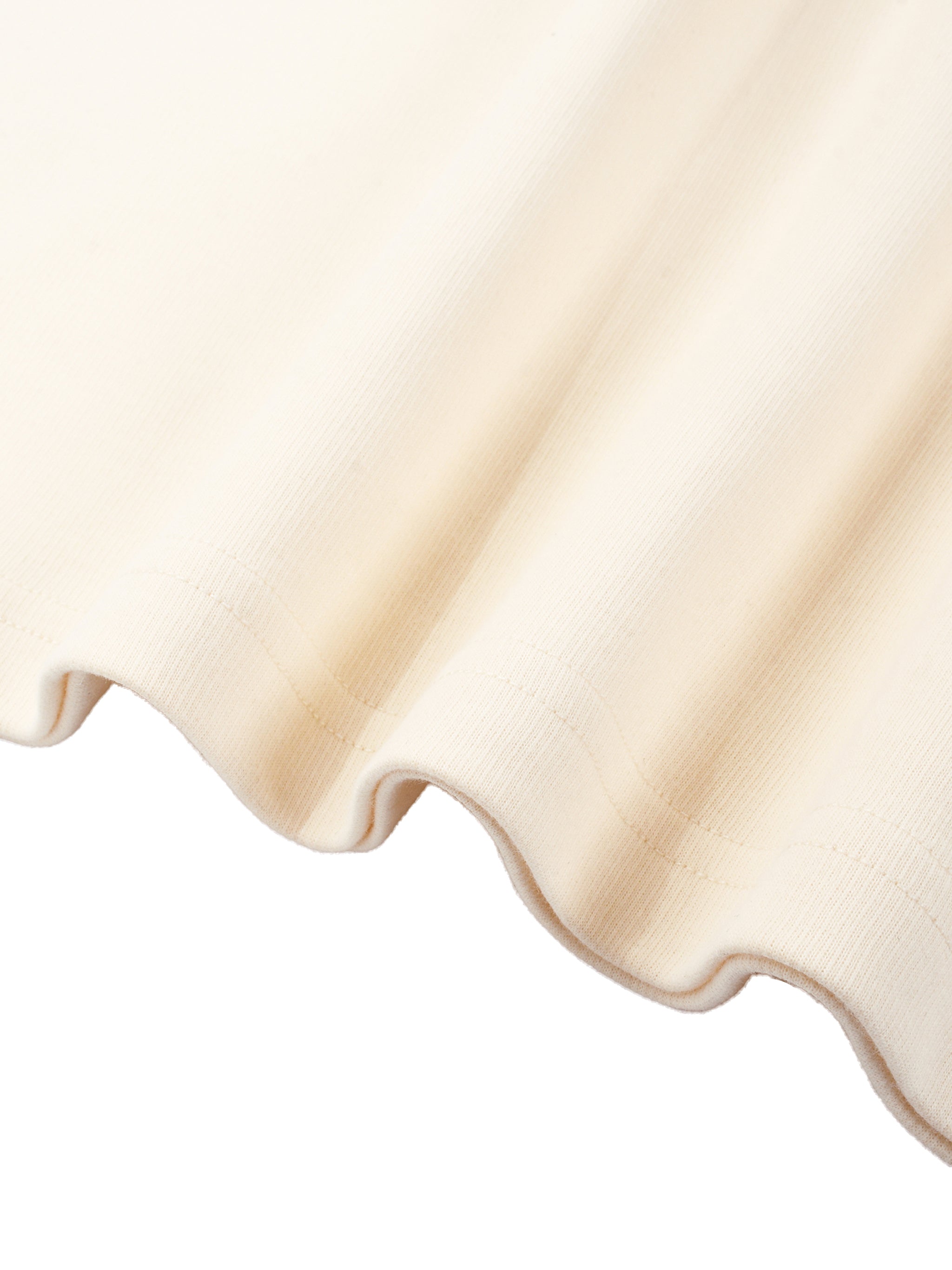 BLANKZ Textured Round-Neck Sweat — Hem detail