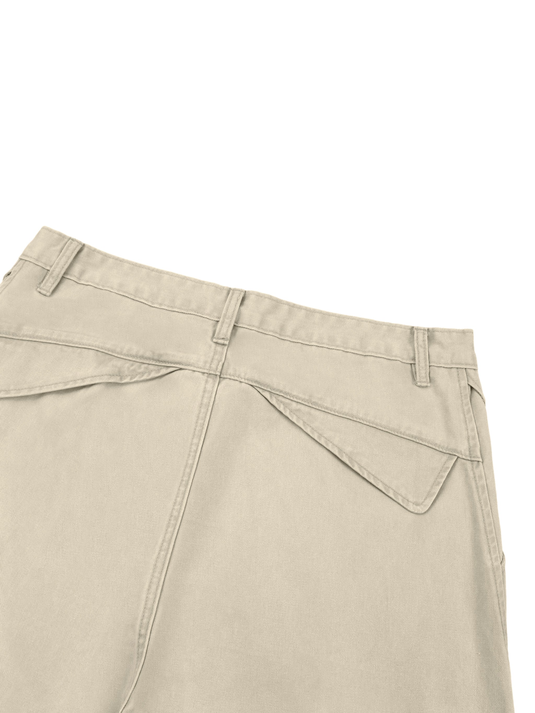 BLANKZ Structured Barrel Trouser — rear pocket detail