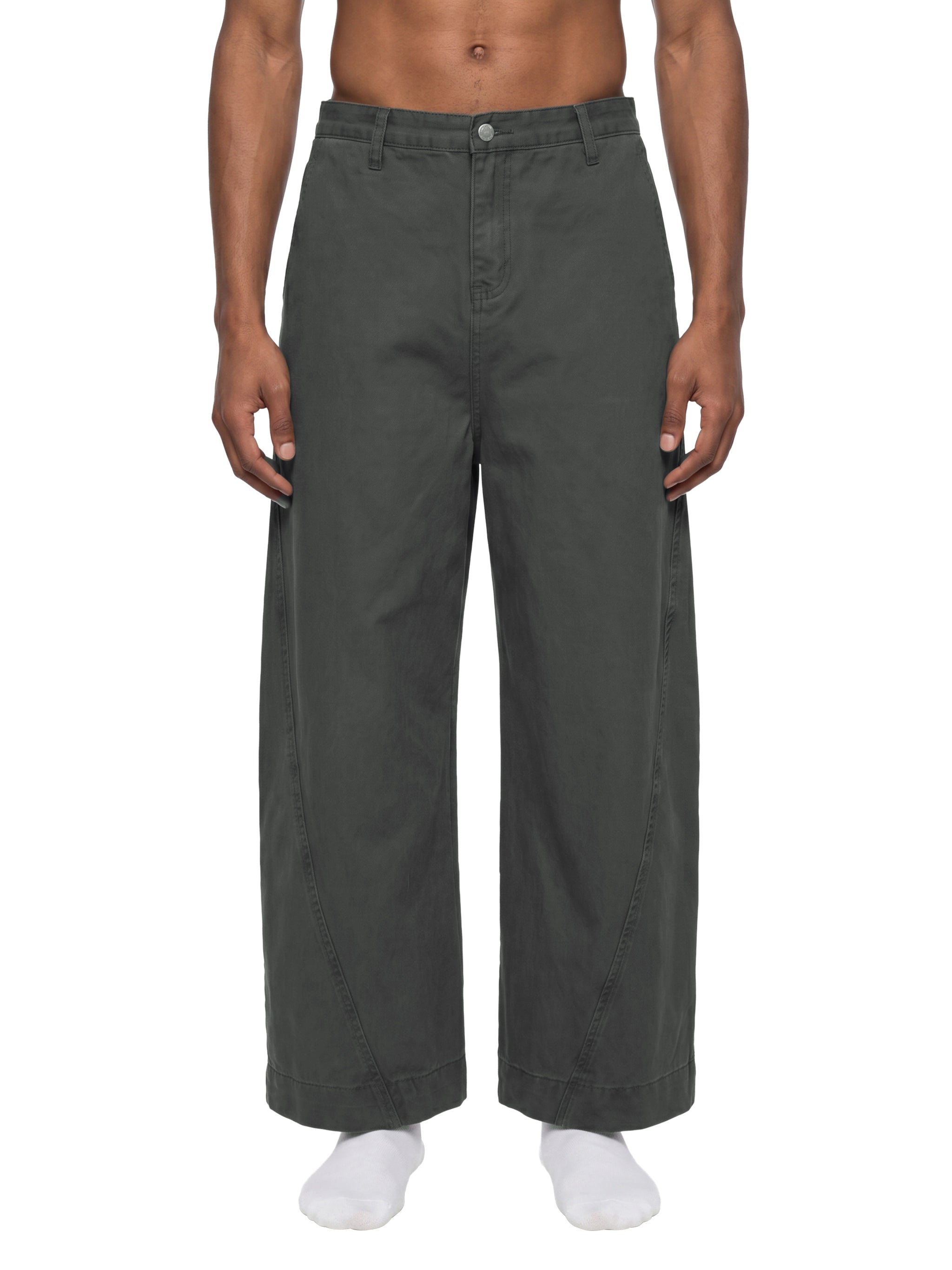 Structured Barrel Trouser