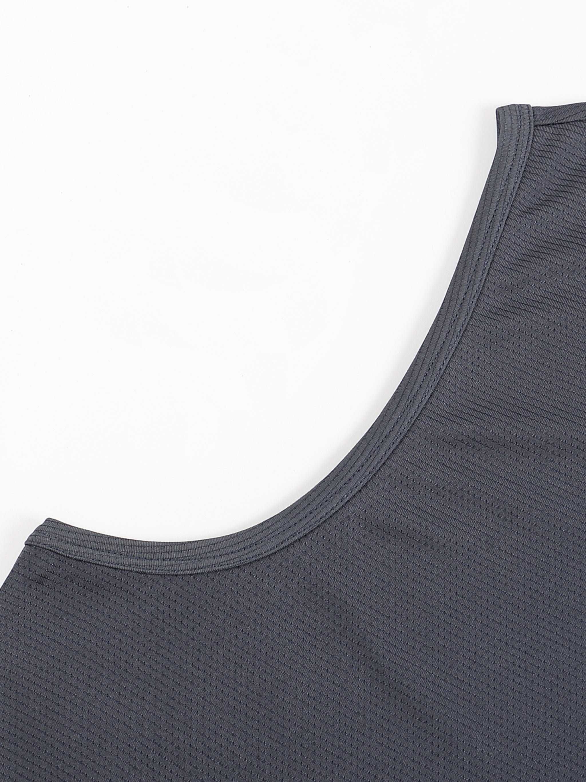 BLANKZ Lightweight Sport Jersey — Gray — bound neckline