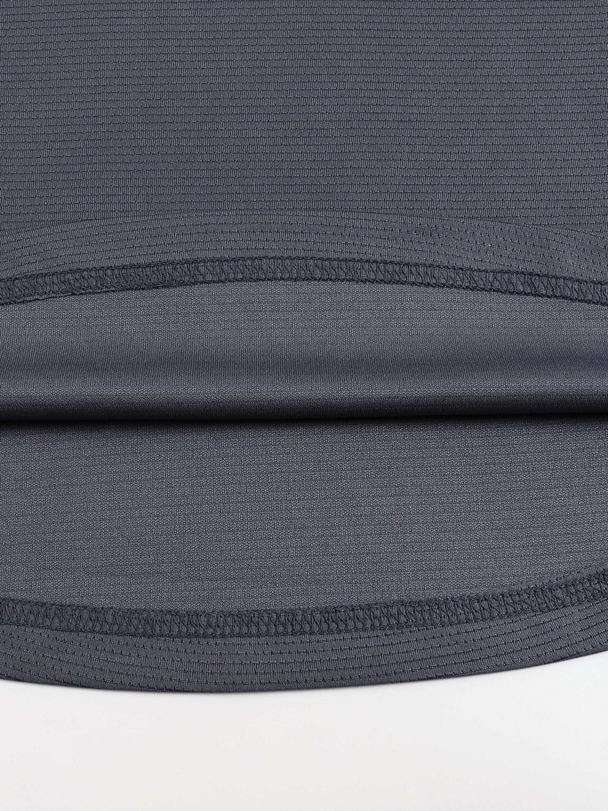 BLANKZ Lightweight Sport Jersey — Gray — hem stitching