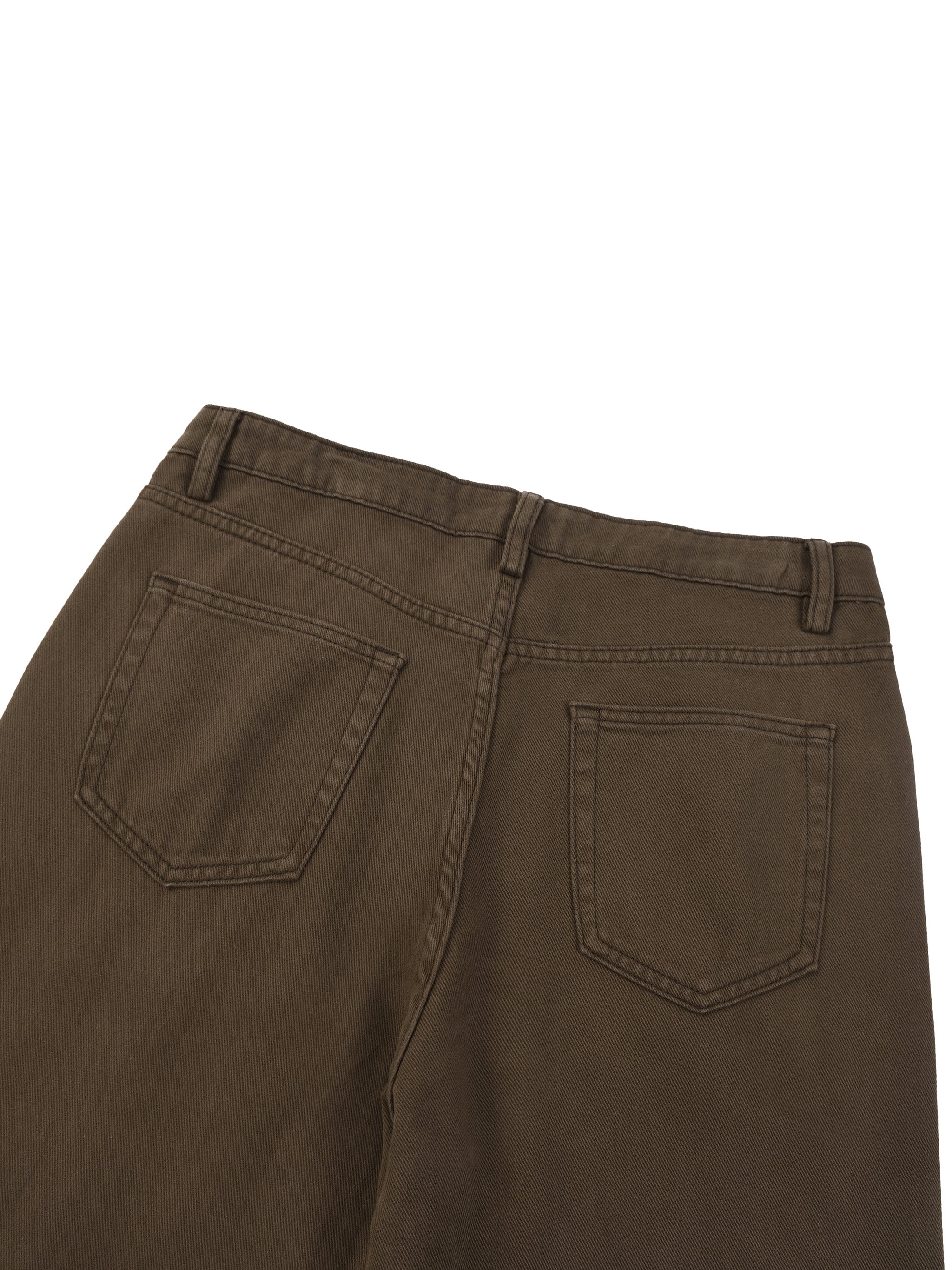 BLANKZ Washed Straight Jean — Back pocket detail
