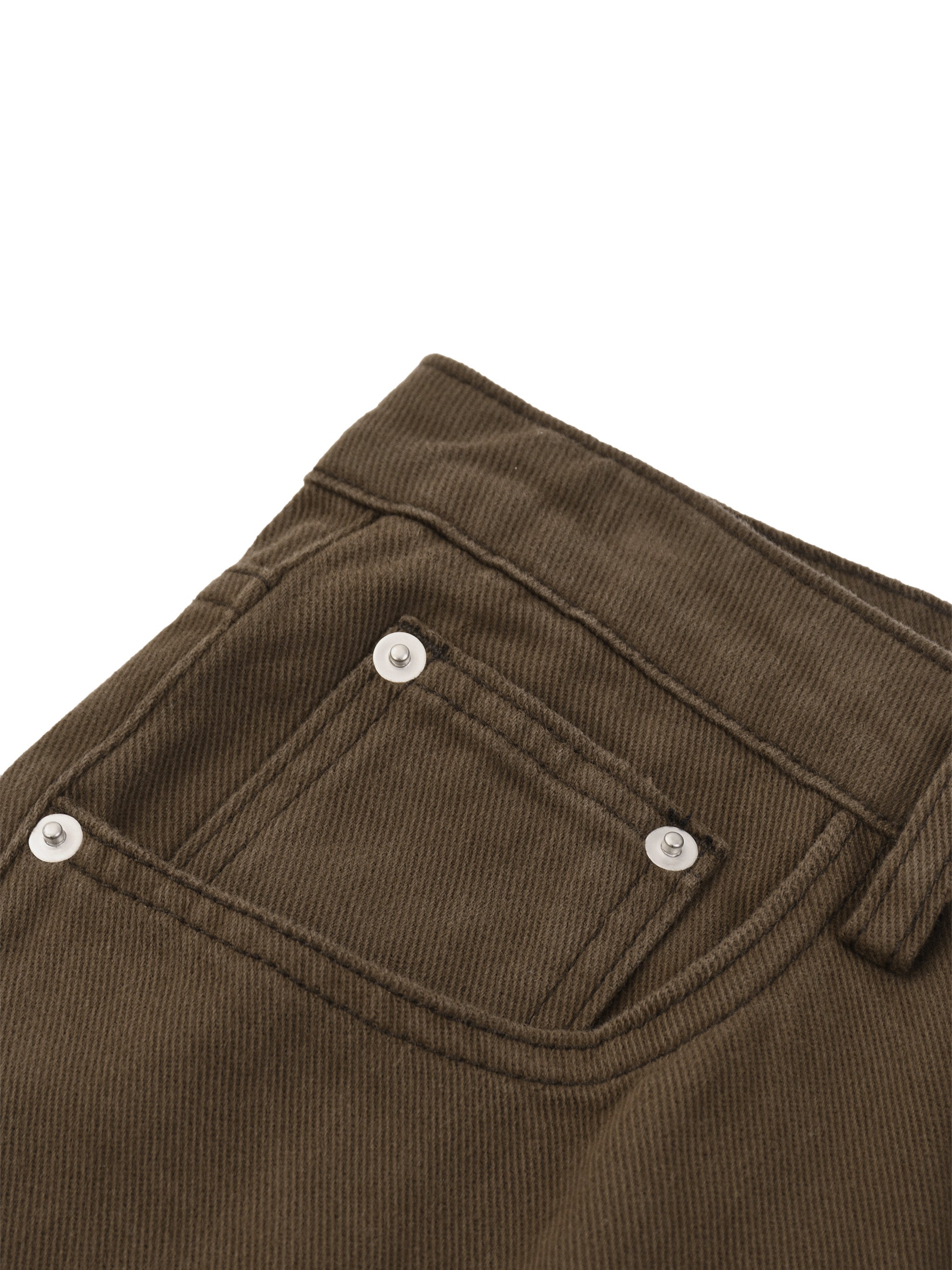 BLANKZ Washed Straight Jean — Front pocket detail