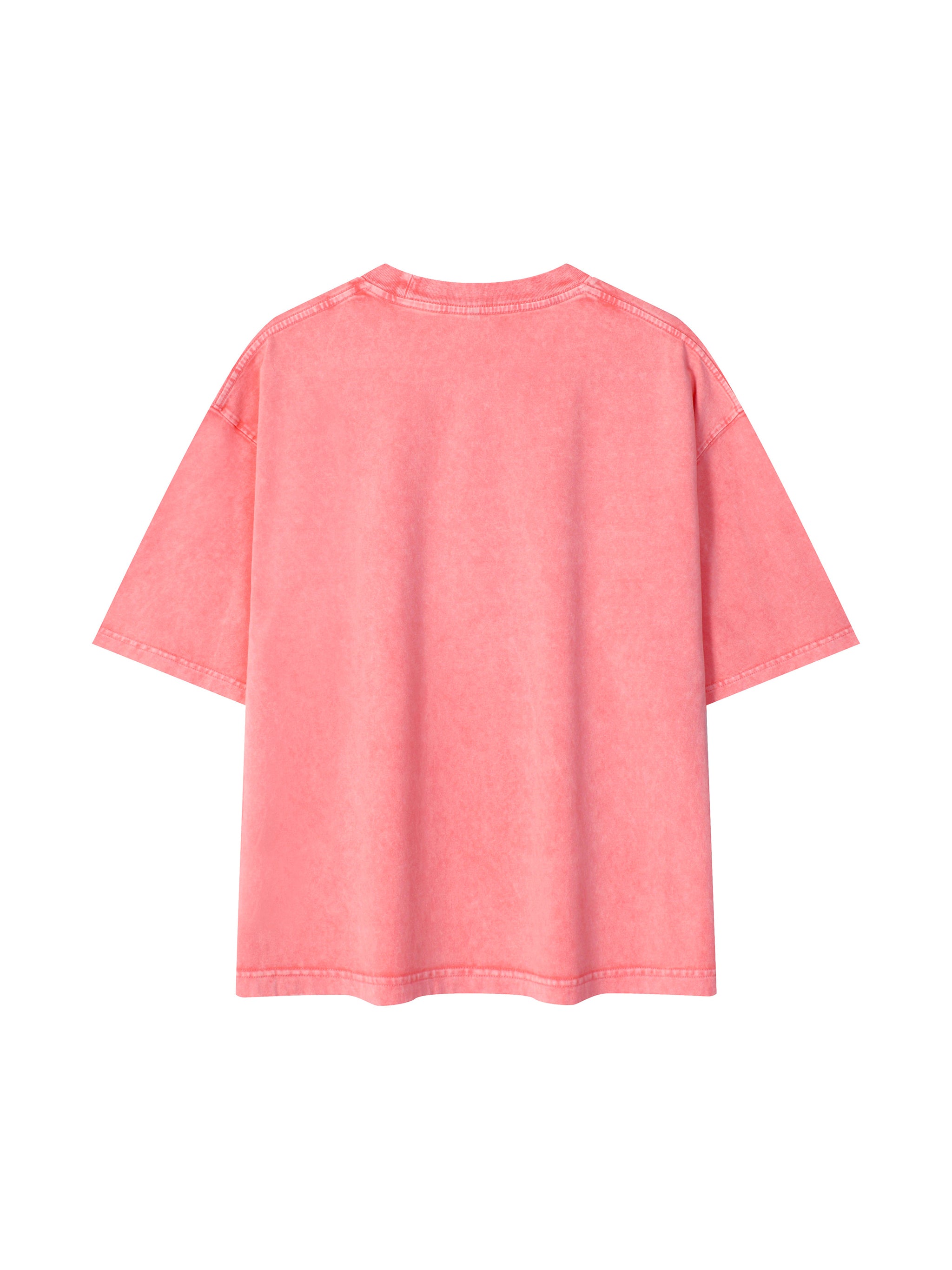 BLANKZ Mineral Box Tee — Pink, back view