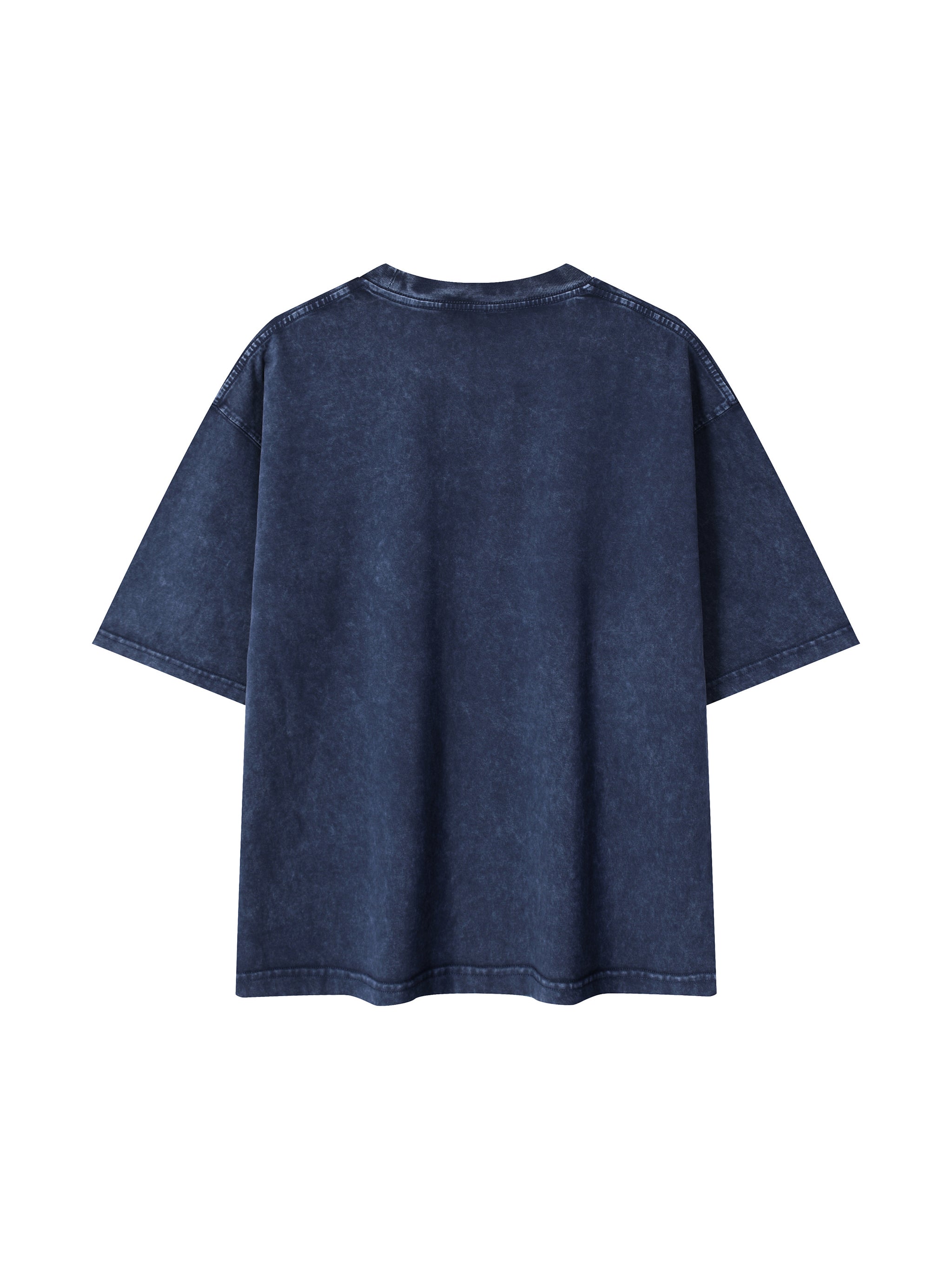 BLANKZ Mineral Box Tee — Royal Blue, back view
