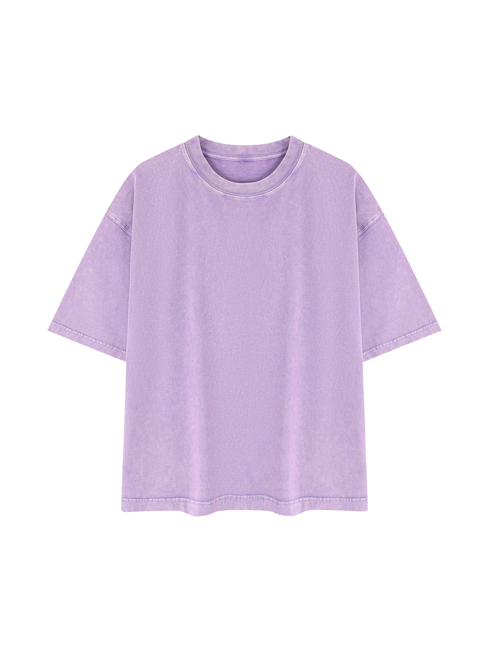 BLANKZ Mineral Box Tee — Purple, front view
