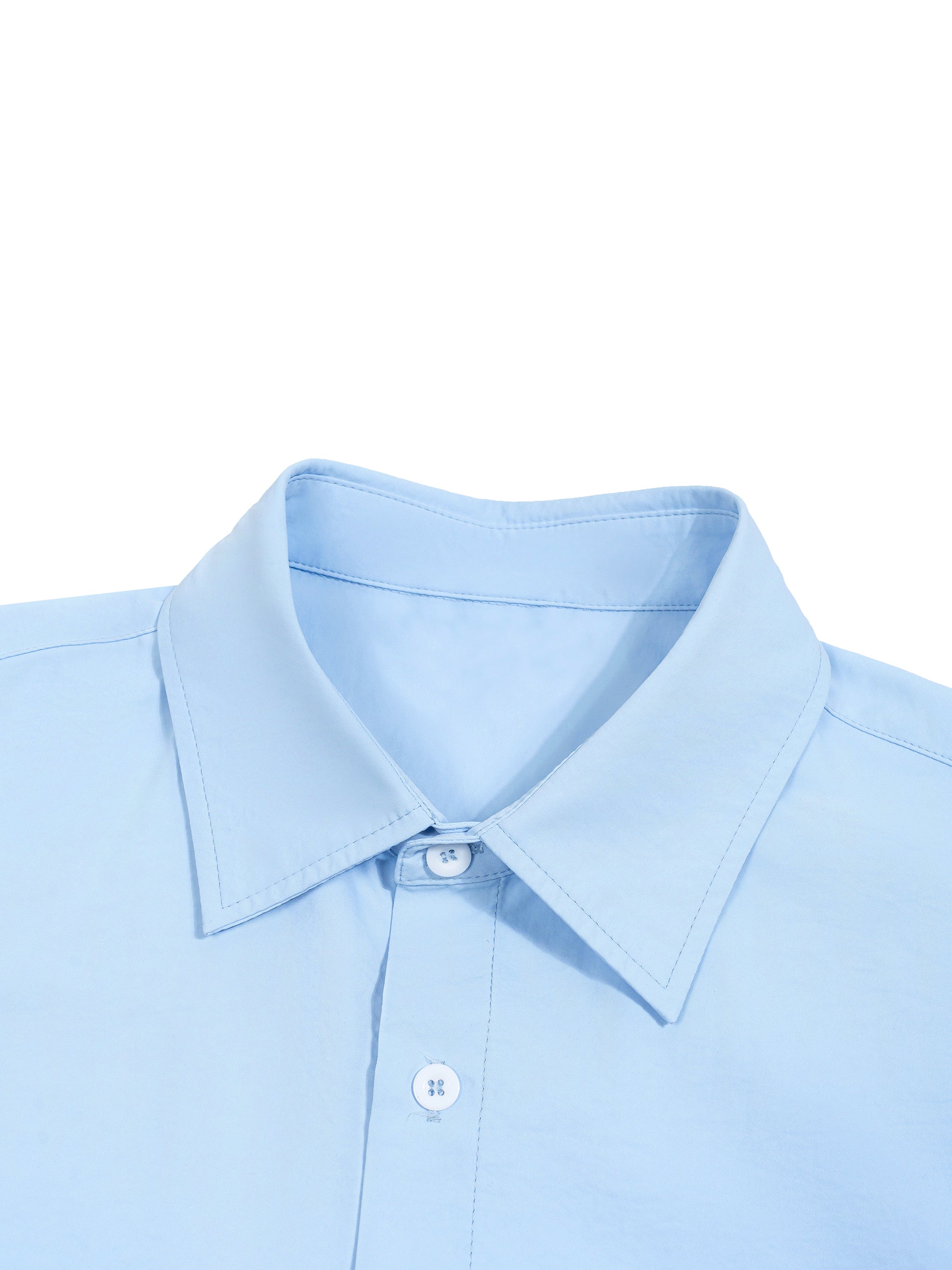 BLANKZ Light Long-Sleeve Shirt — Pointed collar detail