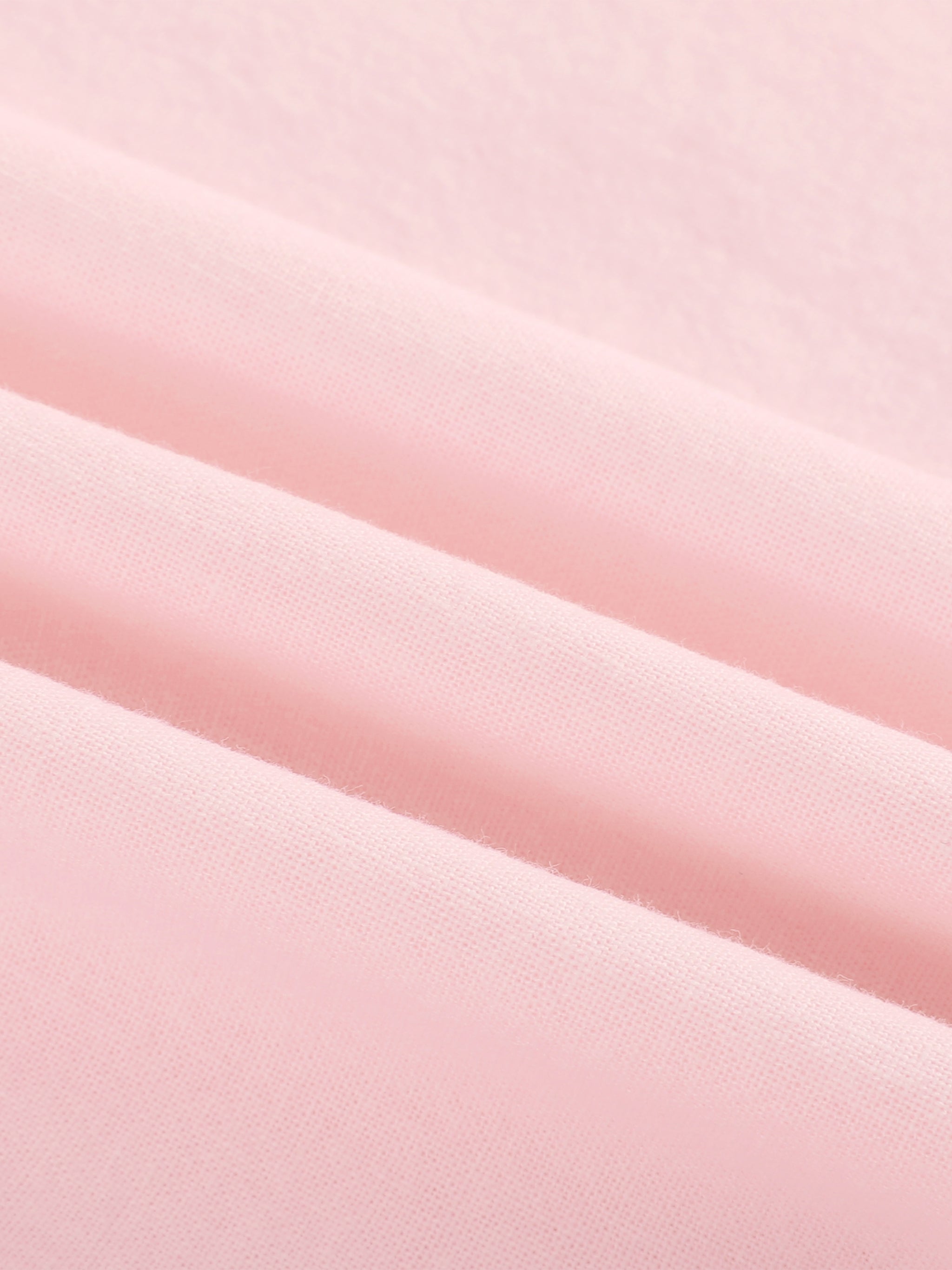 BLANKZ Light Short-Sleeve Shirt — Light Pink — cotton fabric folds