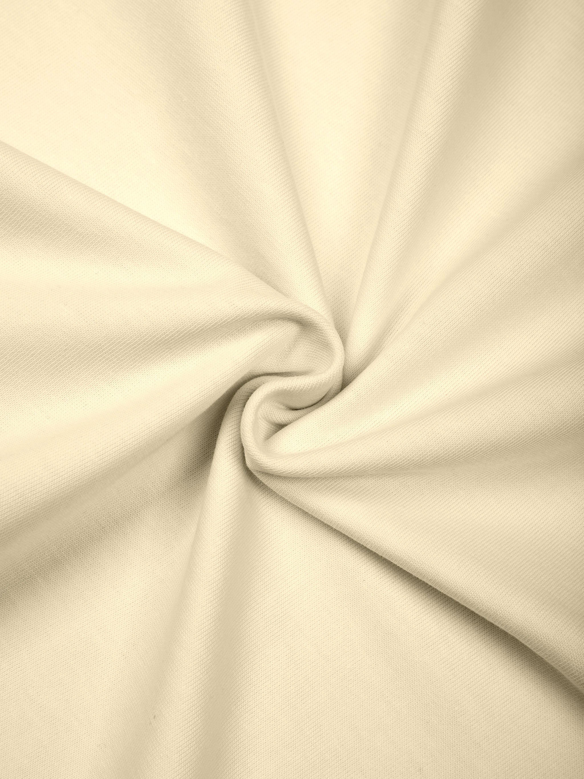BLANKZ Color Block Polo Shirt — Apricot with Dark Green — knit surface