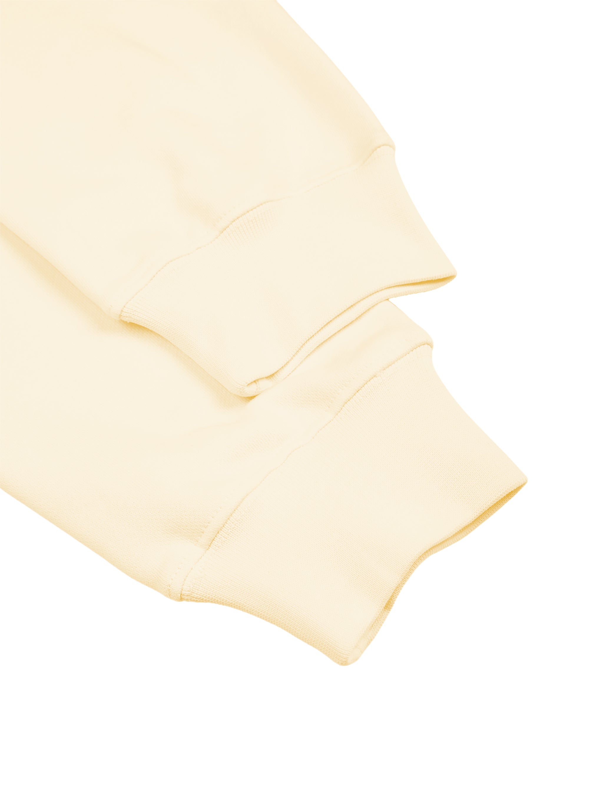 BLANKZ Heavyweight Zip Hoodie 420 — Ribbed cuff detail