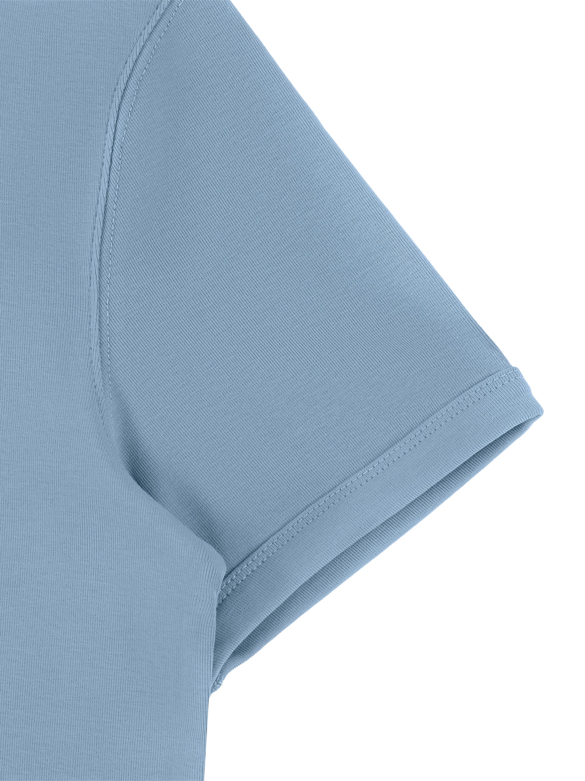 BLANKZ Heavy Slim Tee — Short sleeve and sleeve hem detail