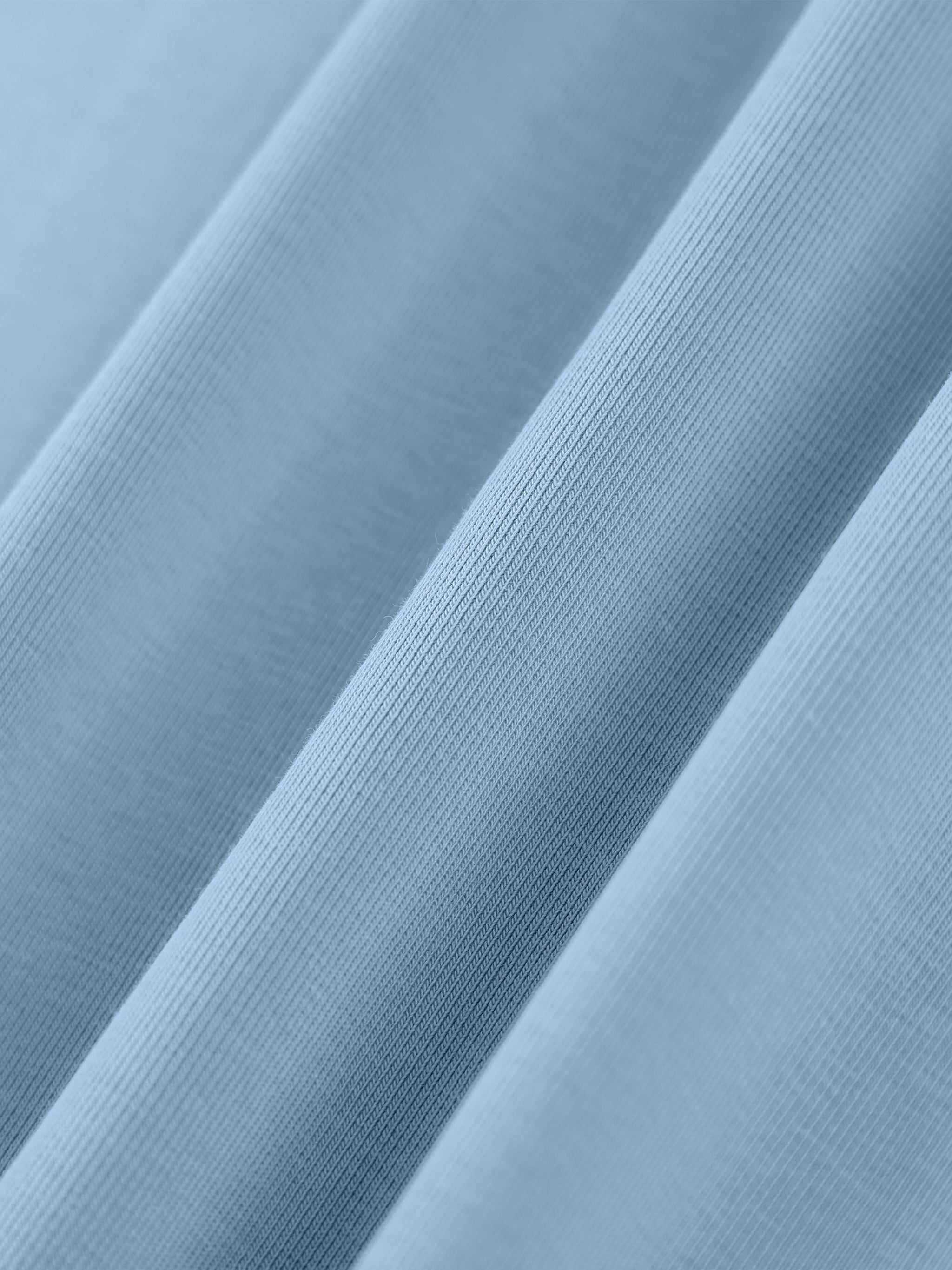 BLANKZ Heavy Slim Tee — Fabric drape detail