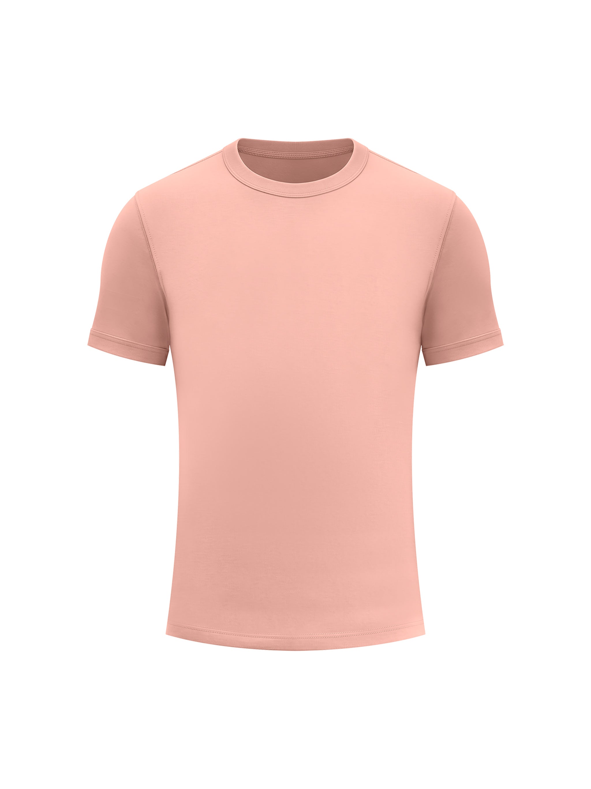 BLANKZ Heavy Slim Tee — Pink, front view