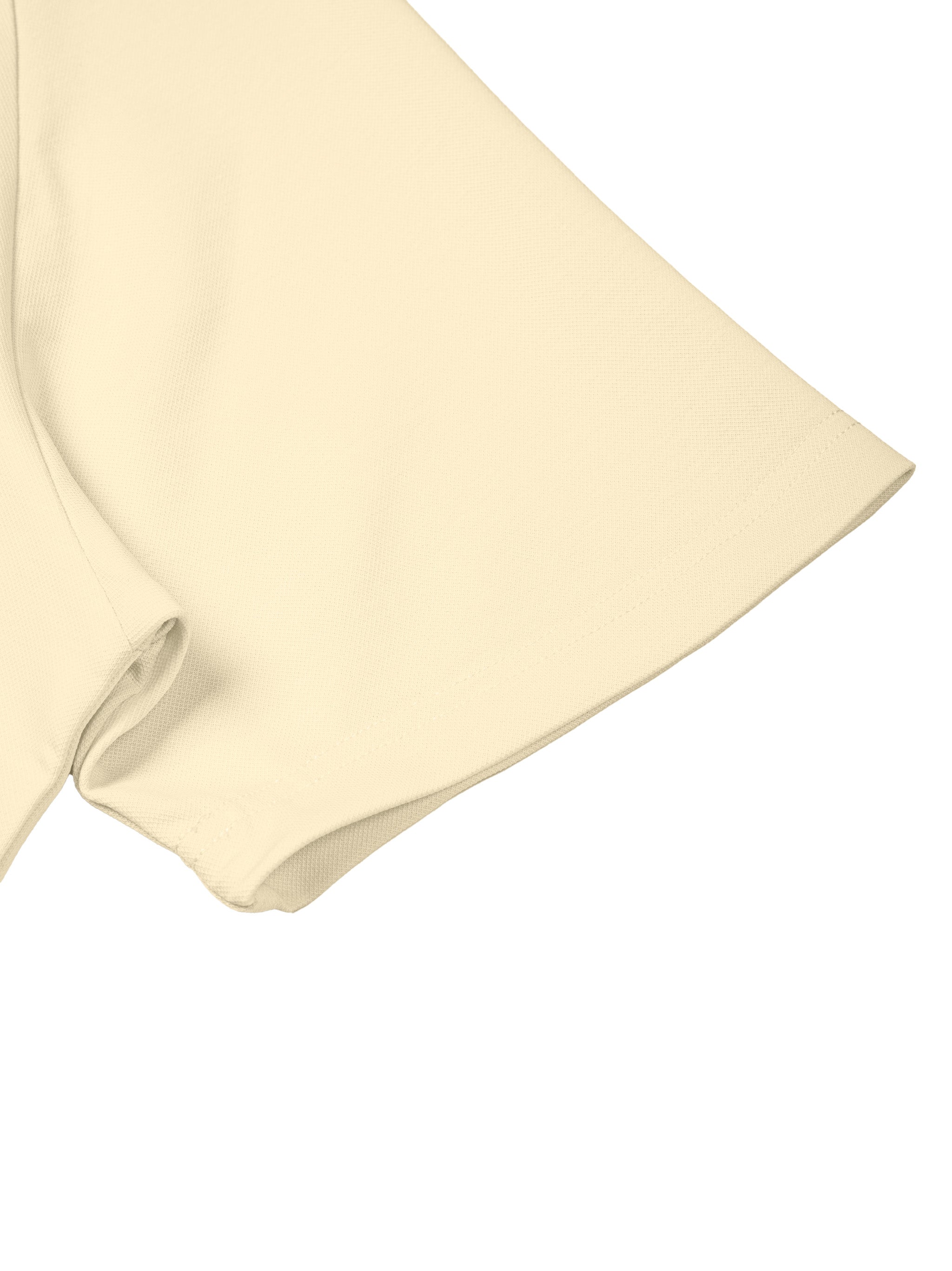 BLANKZ Everyday Raglan Polo — Short raglan sleeve detail