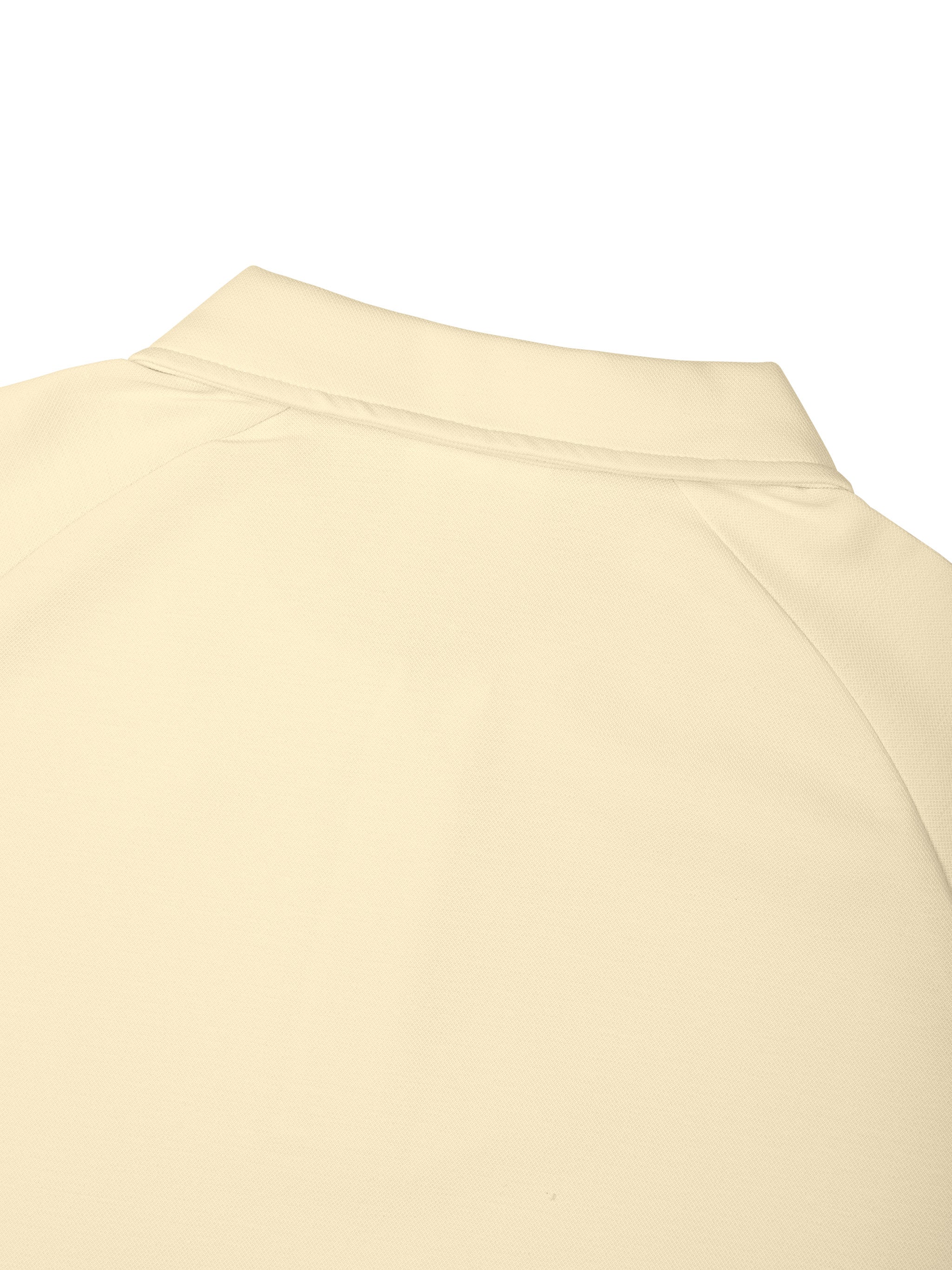 BLANKZ Everyday Raglan Polo — Back neckline