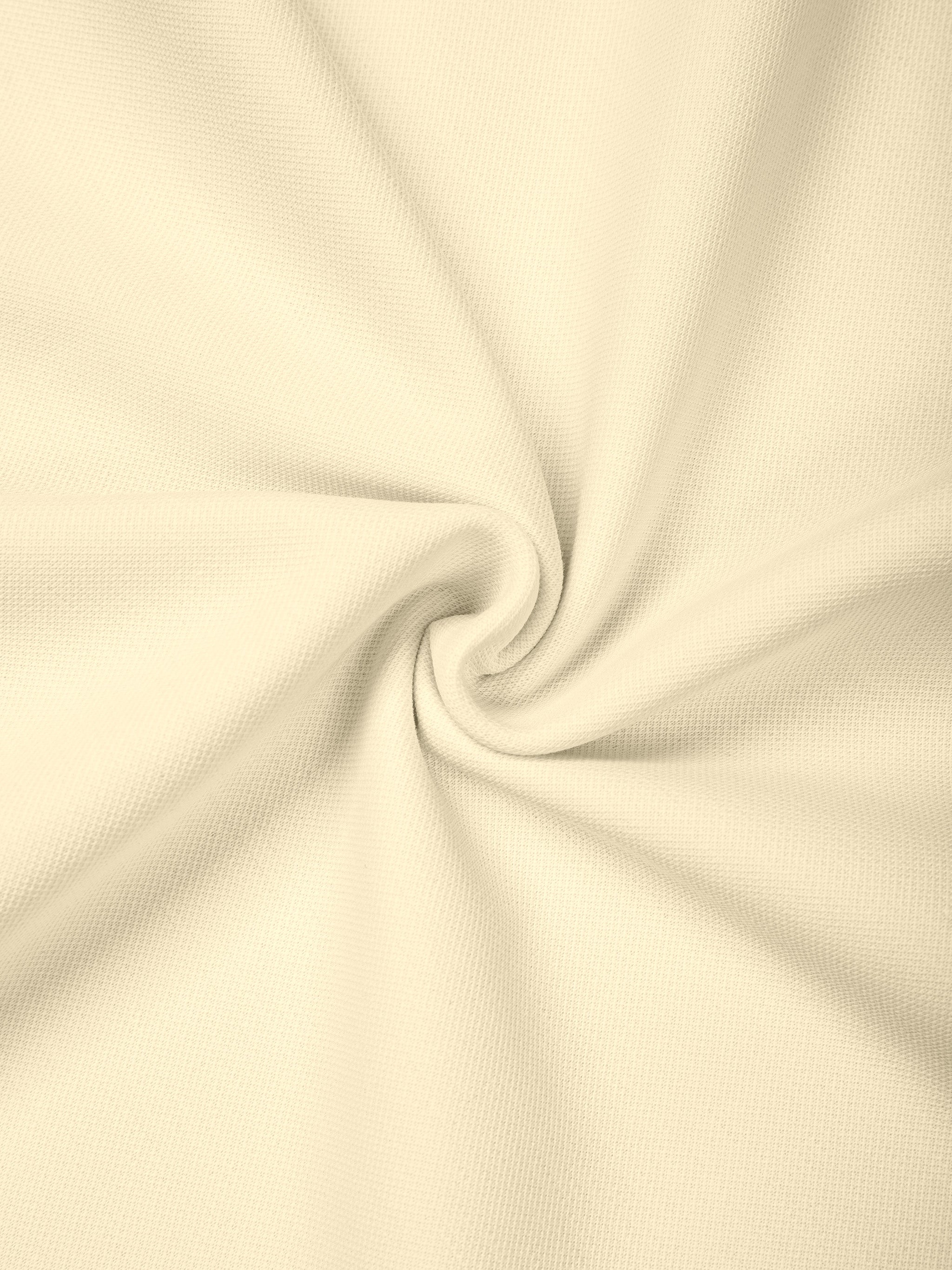 BLANKZ Everyday Raglan Polo — Fabric drape detail