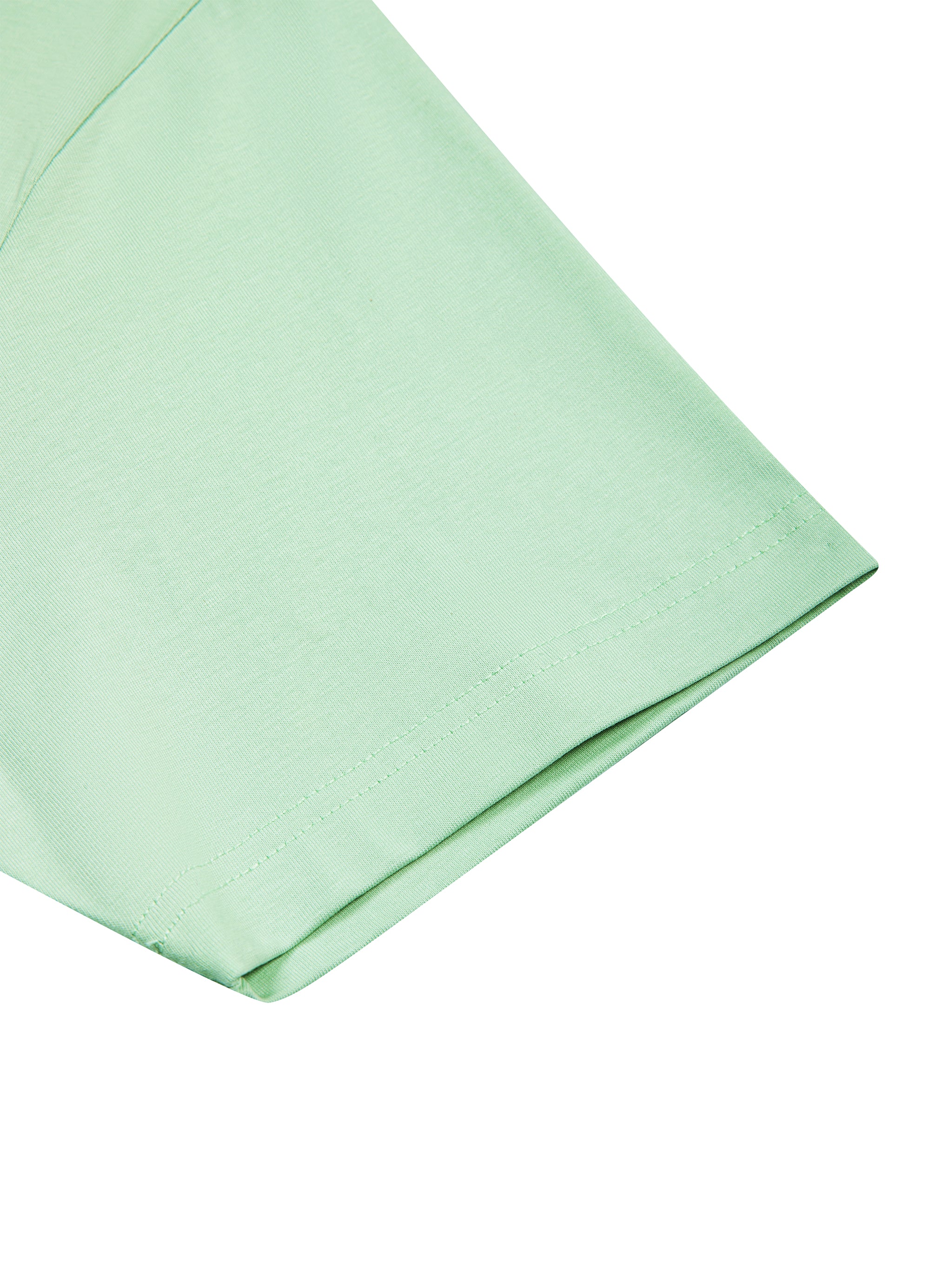 BLANKZ Sorona Crew Tee — Short sleeve and sleeve hem detail