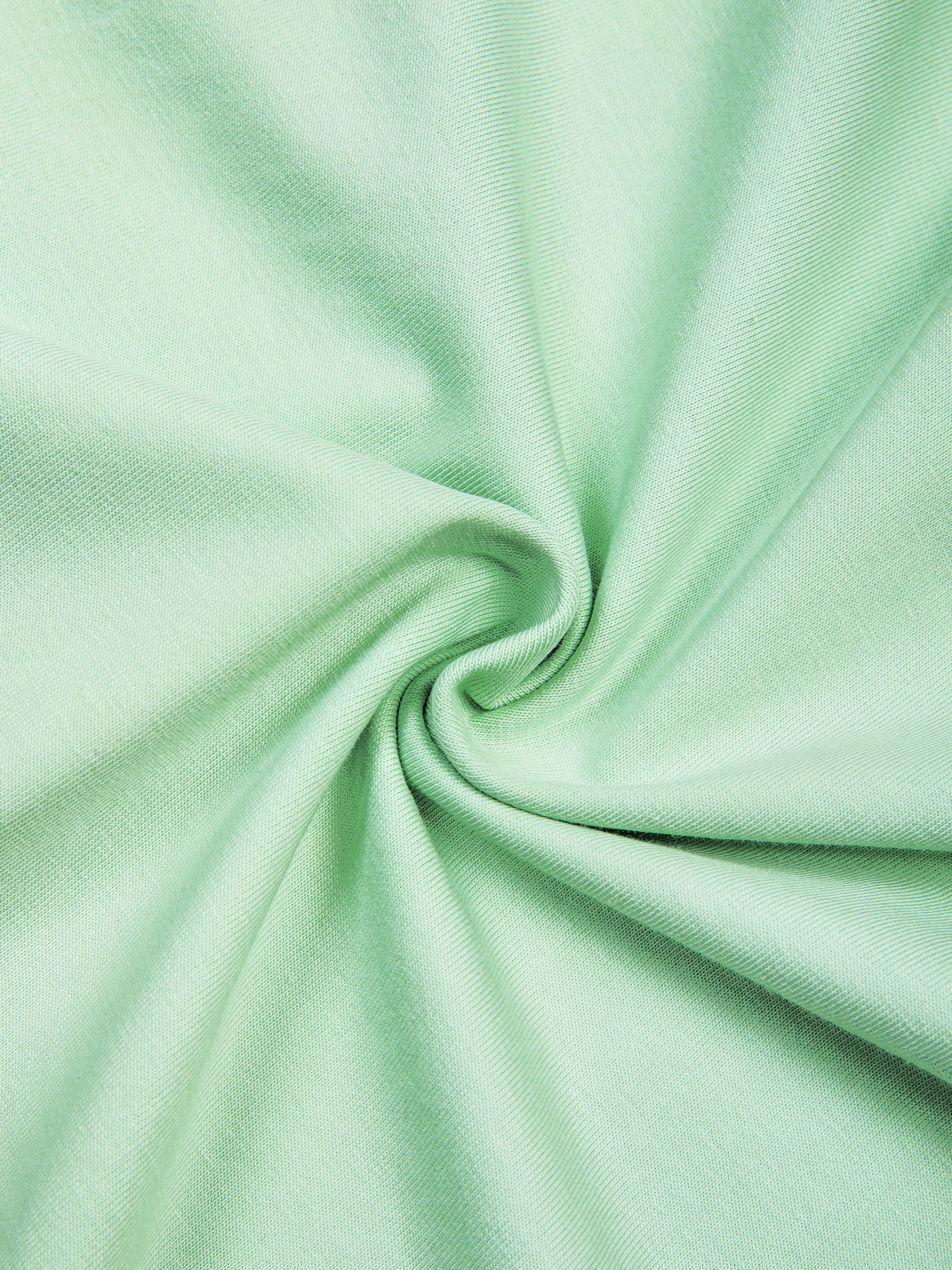 BLANKZ Sorona Crew Tee — Cotton-blend fabric drape detail