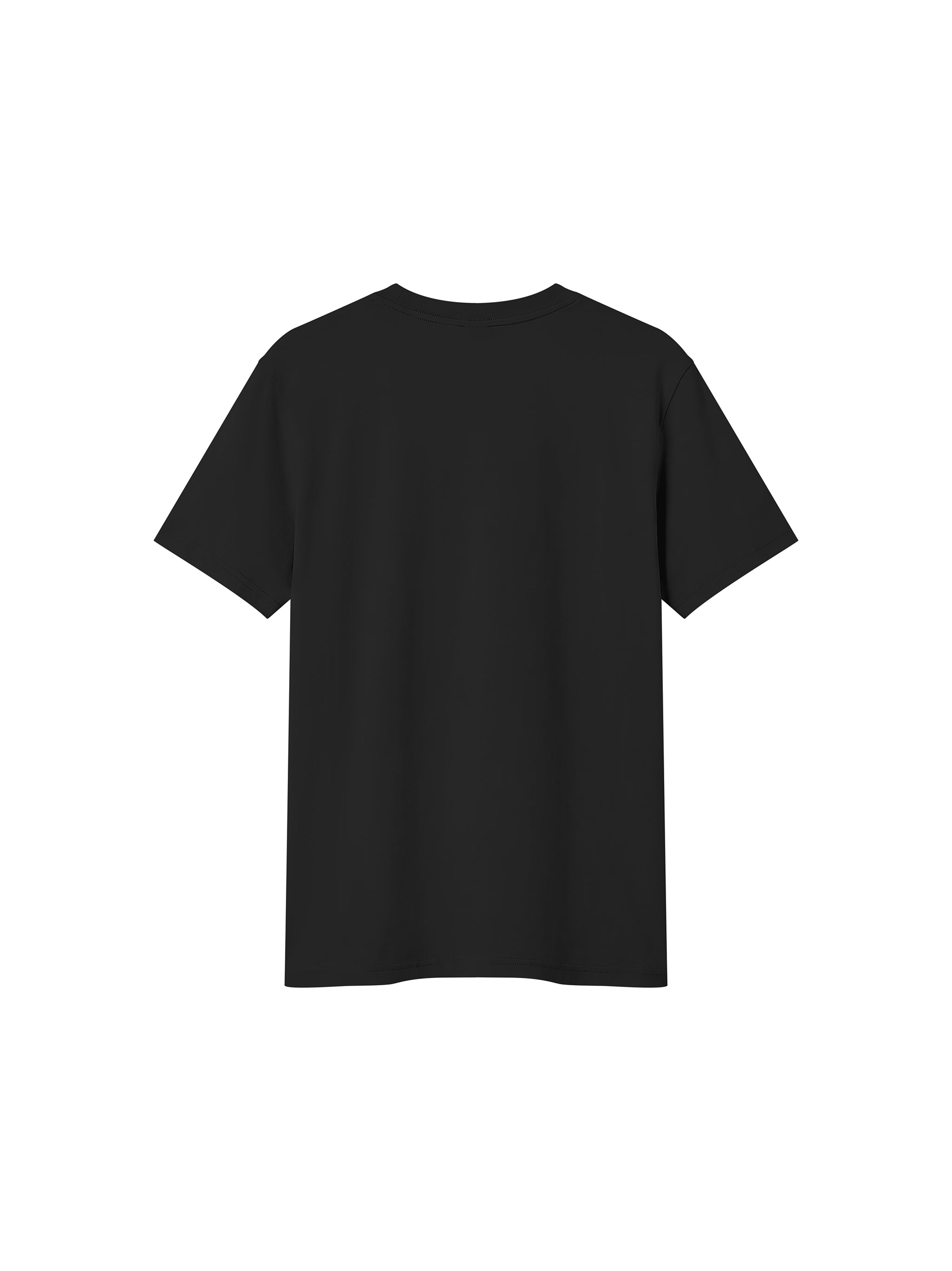 BLANKZ Sorona Crew Tee — Black, back view