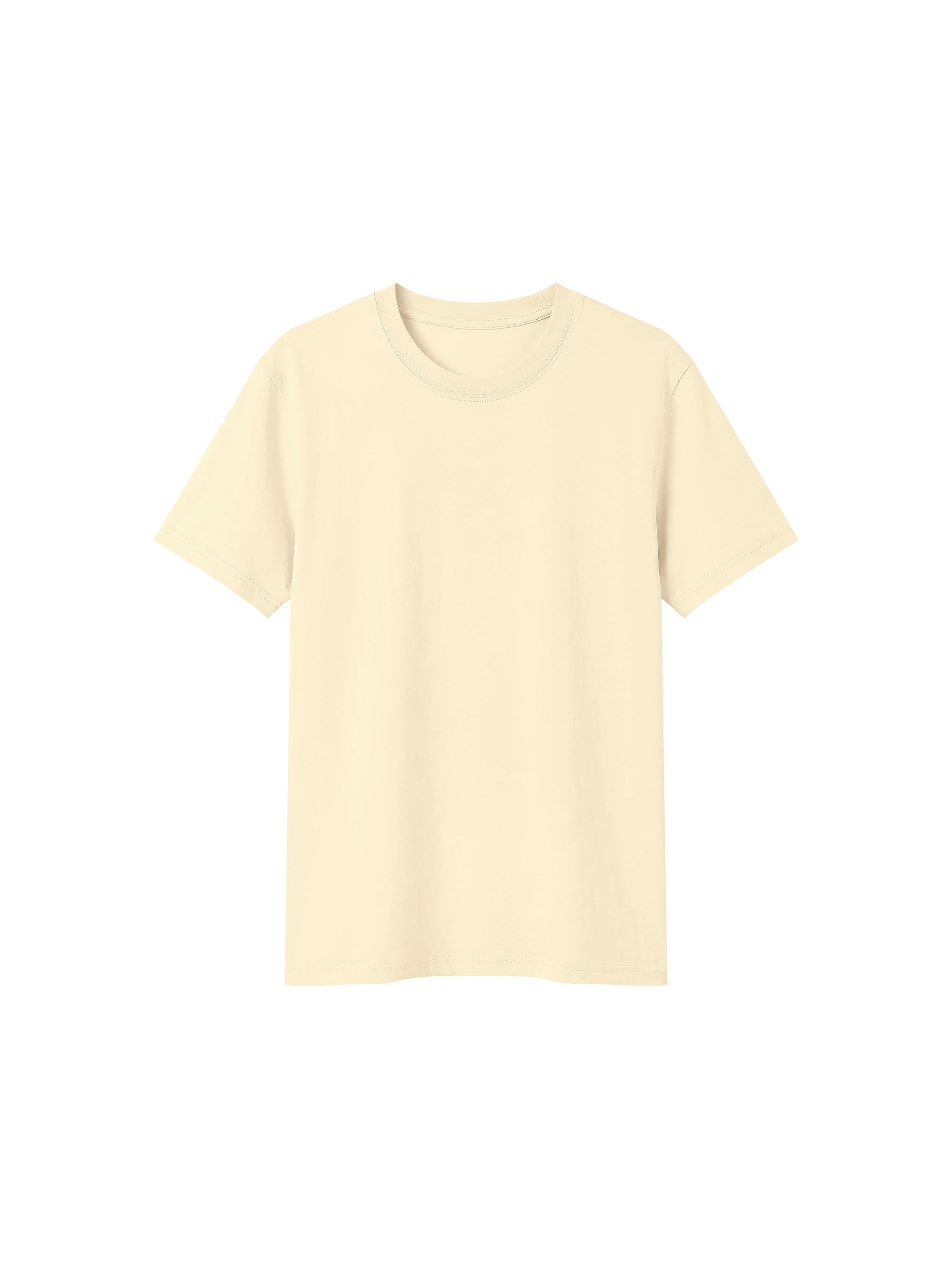 BLANKZ Sorona Crew Tee — Apricot, front view