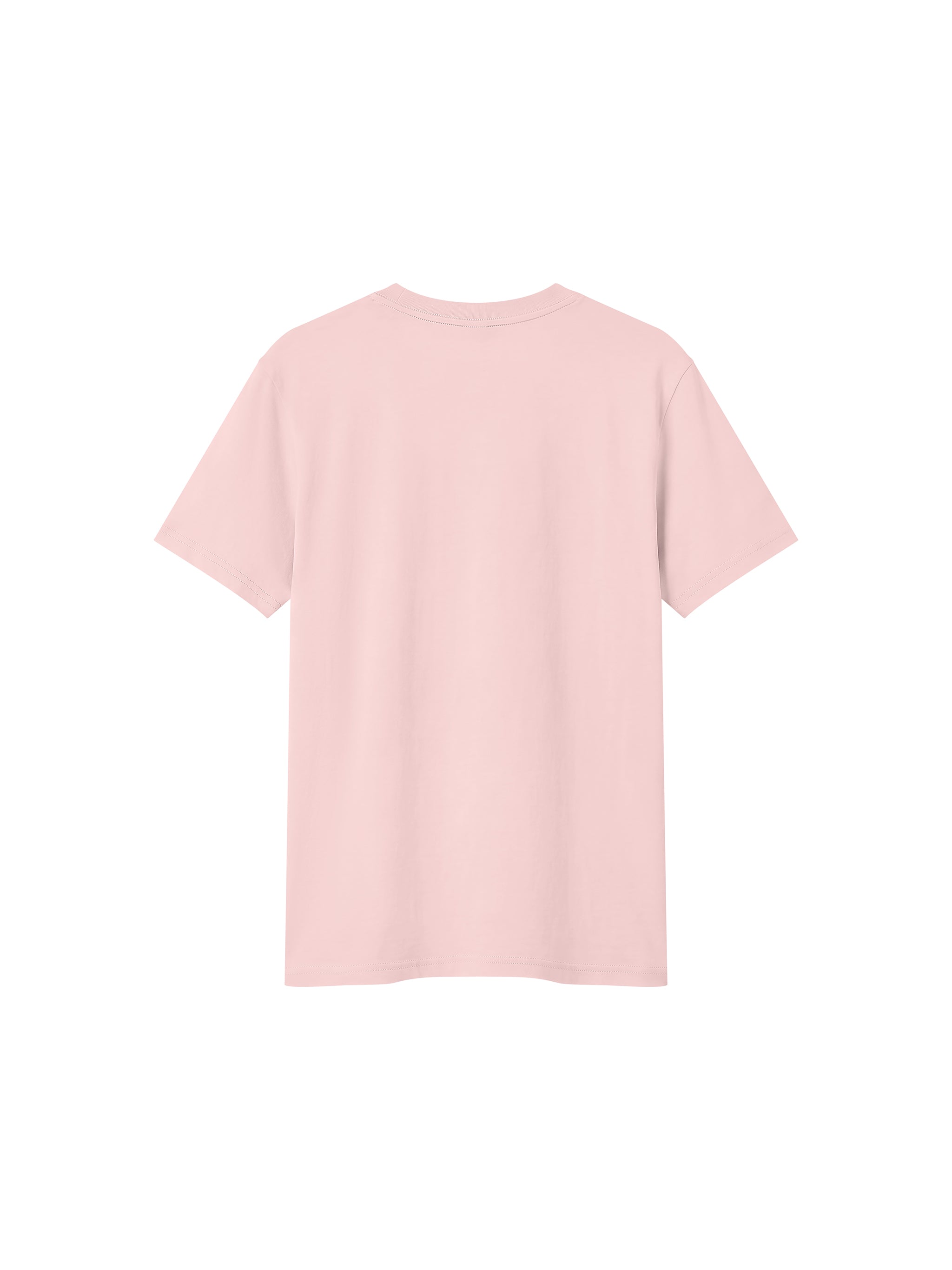 BLANKZ Sorona Crew Tee — Pink, back view
