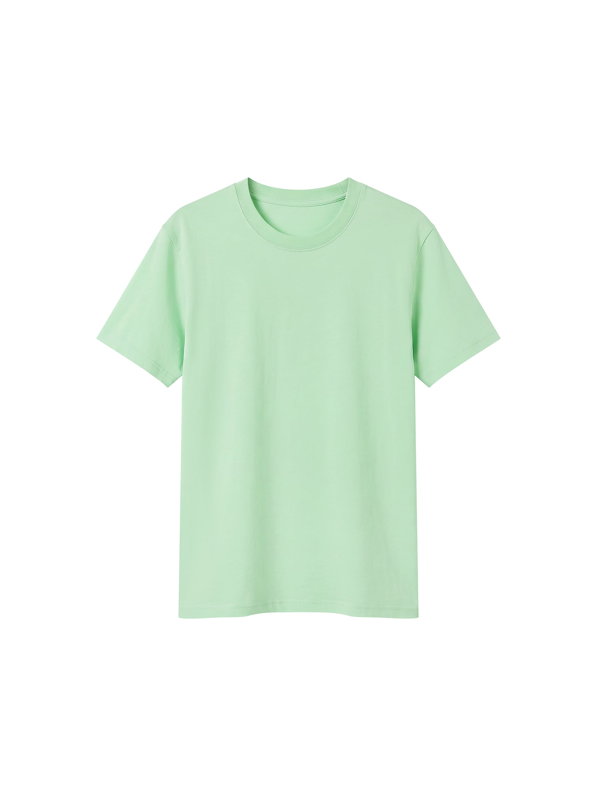 BLANKZ Sorona Crew Tee — Mint Green, front view