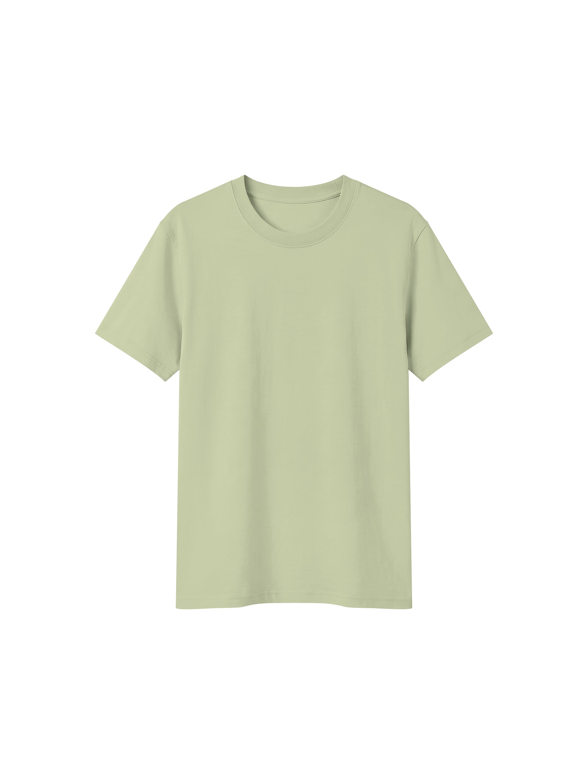 BLANKZ Sorona Crew Tee — Light Green, front view