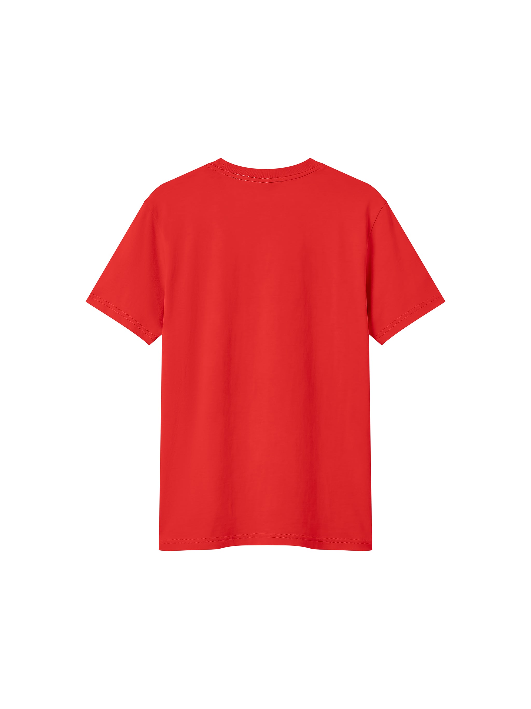 BLANKZ Sorona Crew Tee — Red, back view
