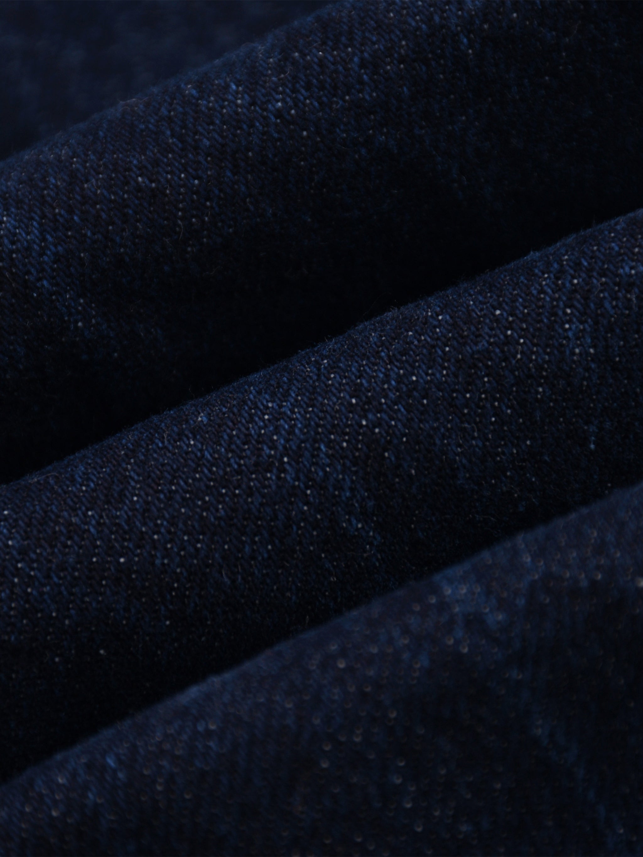 BLANKZ Classic Washed Denim Jacket — denim surface close-up