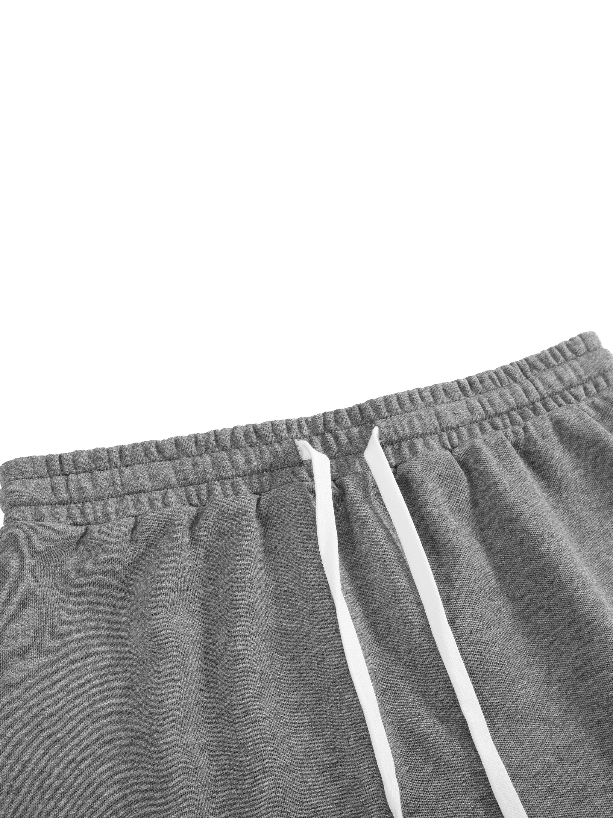 BLANKZ A-Line Mini Skirt — Flower Gray — drawstring waistband